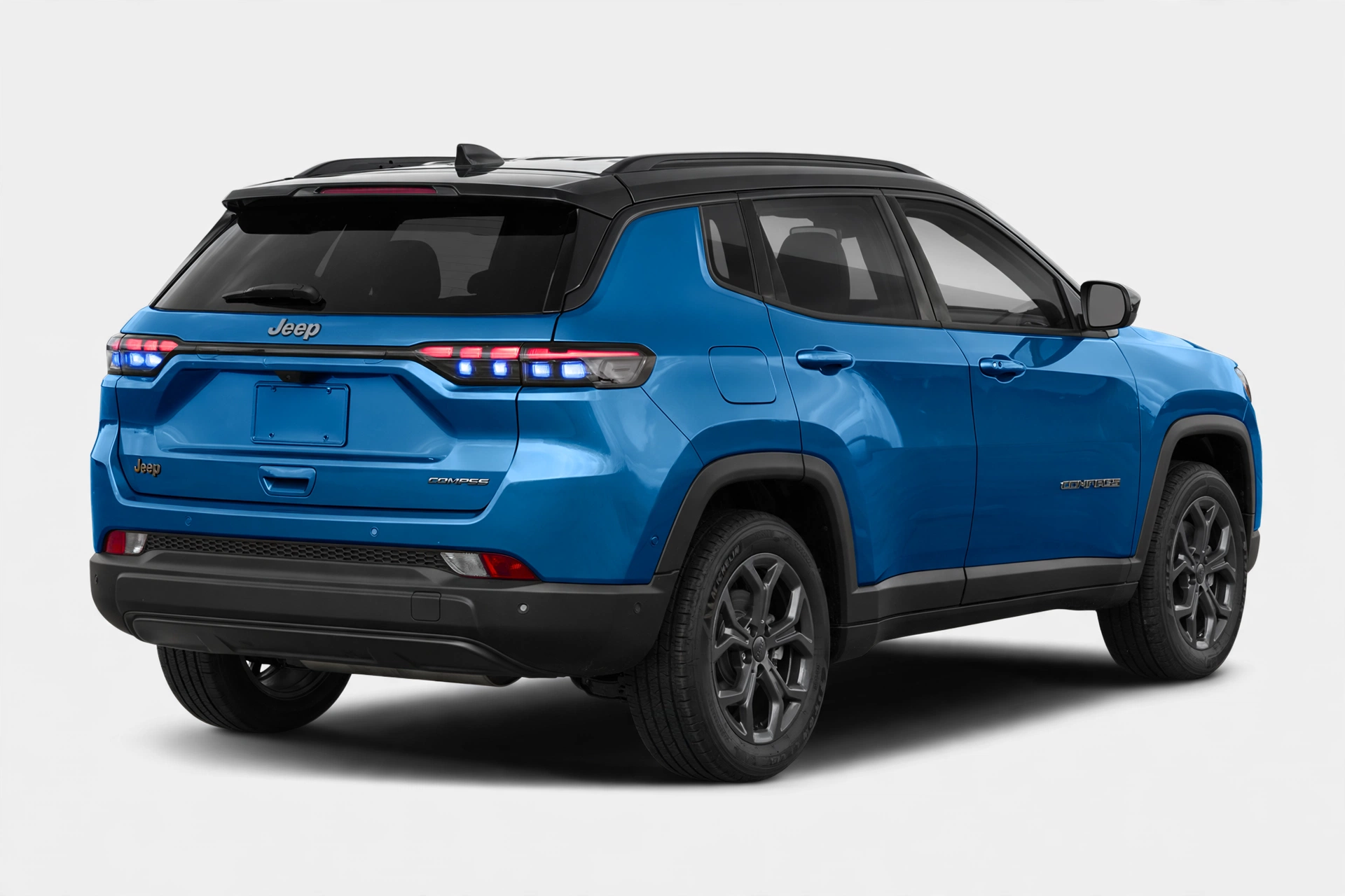 Jeep Compass e-Hybrid Plug-In 225, vista tres cuartos trasera