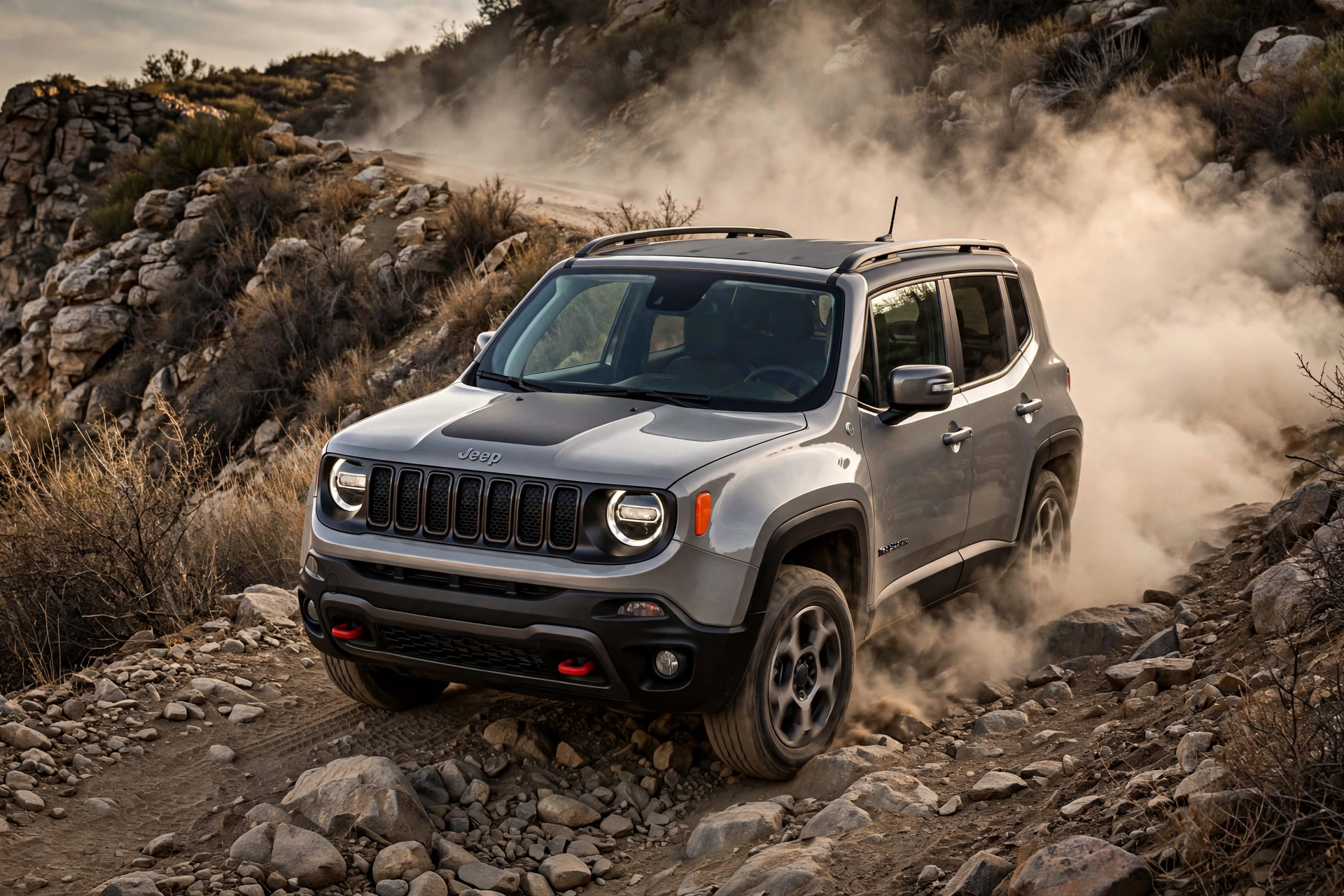 Jeep Renegade 4xe 190 en pista off-road