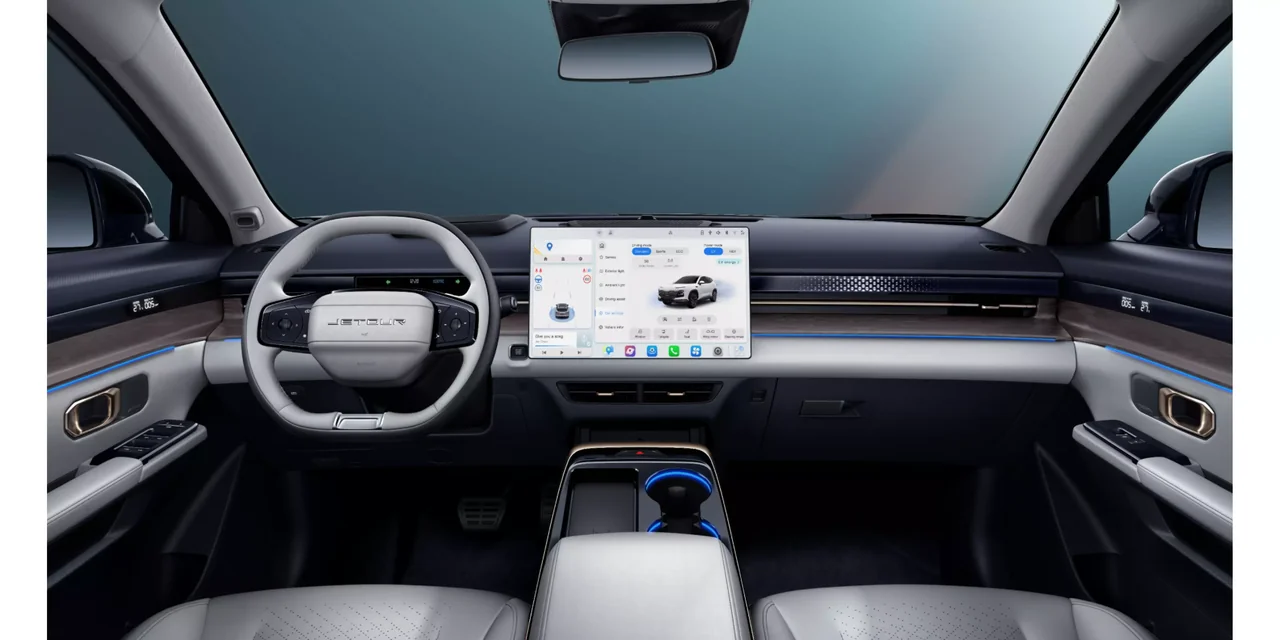 Interior oficial del Jetour Dashing i-DM