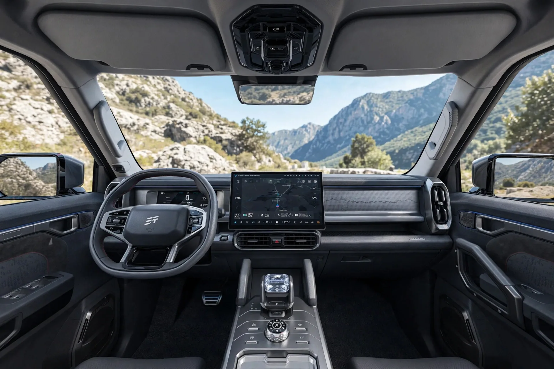 Interior del Jetour T2 i-DM