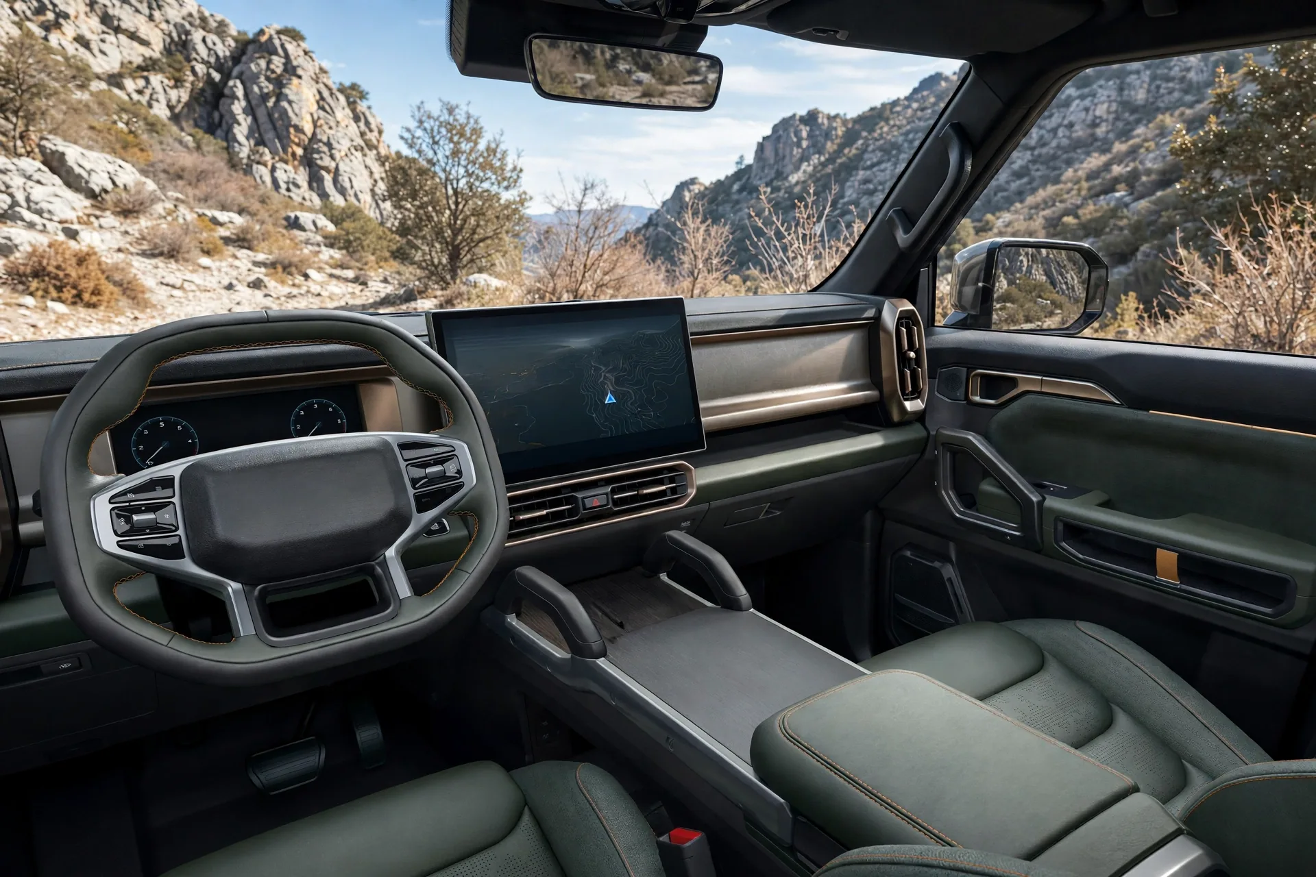 Interior oficial del Jetour T2 i-DM XWD