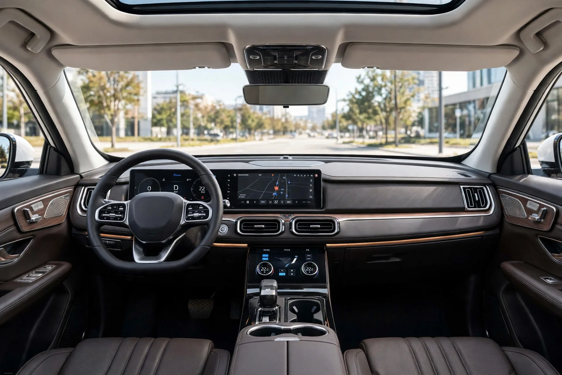 Interior del Jetour X70 con 7 plazas