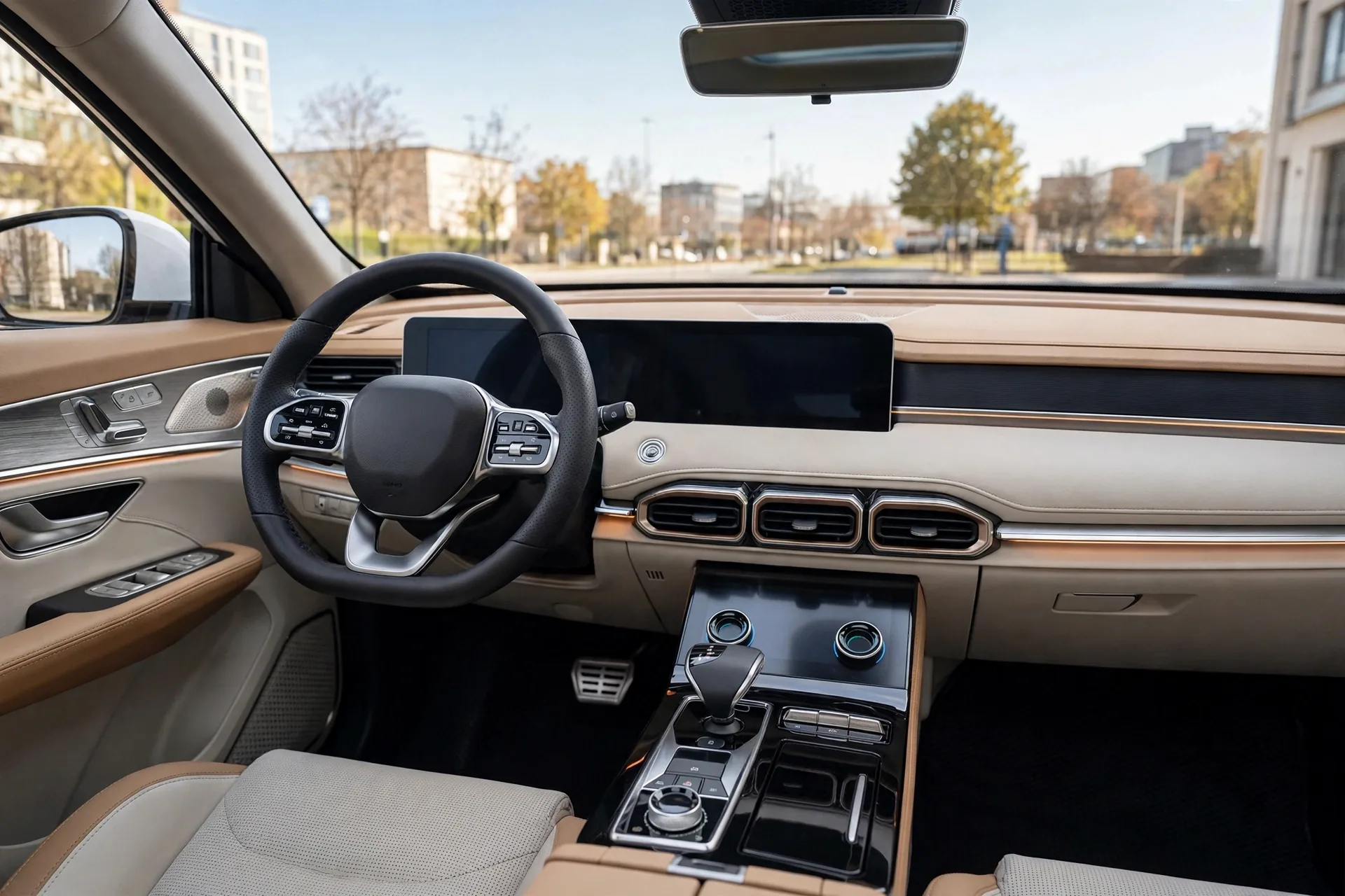 Interior oficial del Jetour X70 Plus