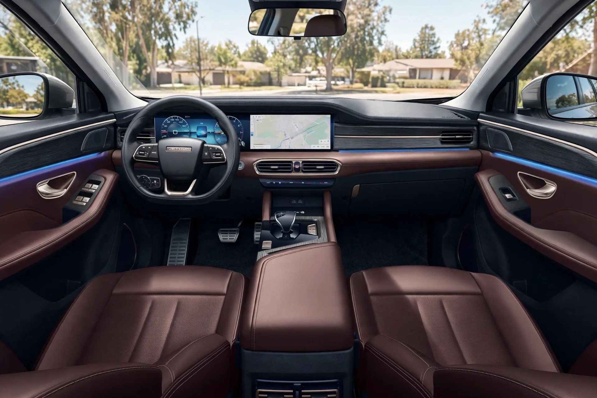 Interior oficial del Jetour X90 Plus