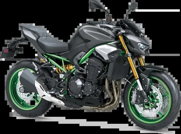 Detalle del frontal Sugomi de la Kawasaki Z900 SE 2026