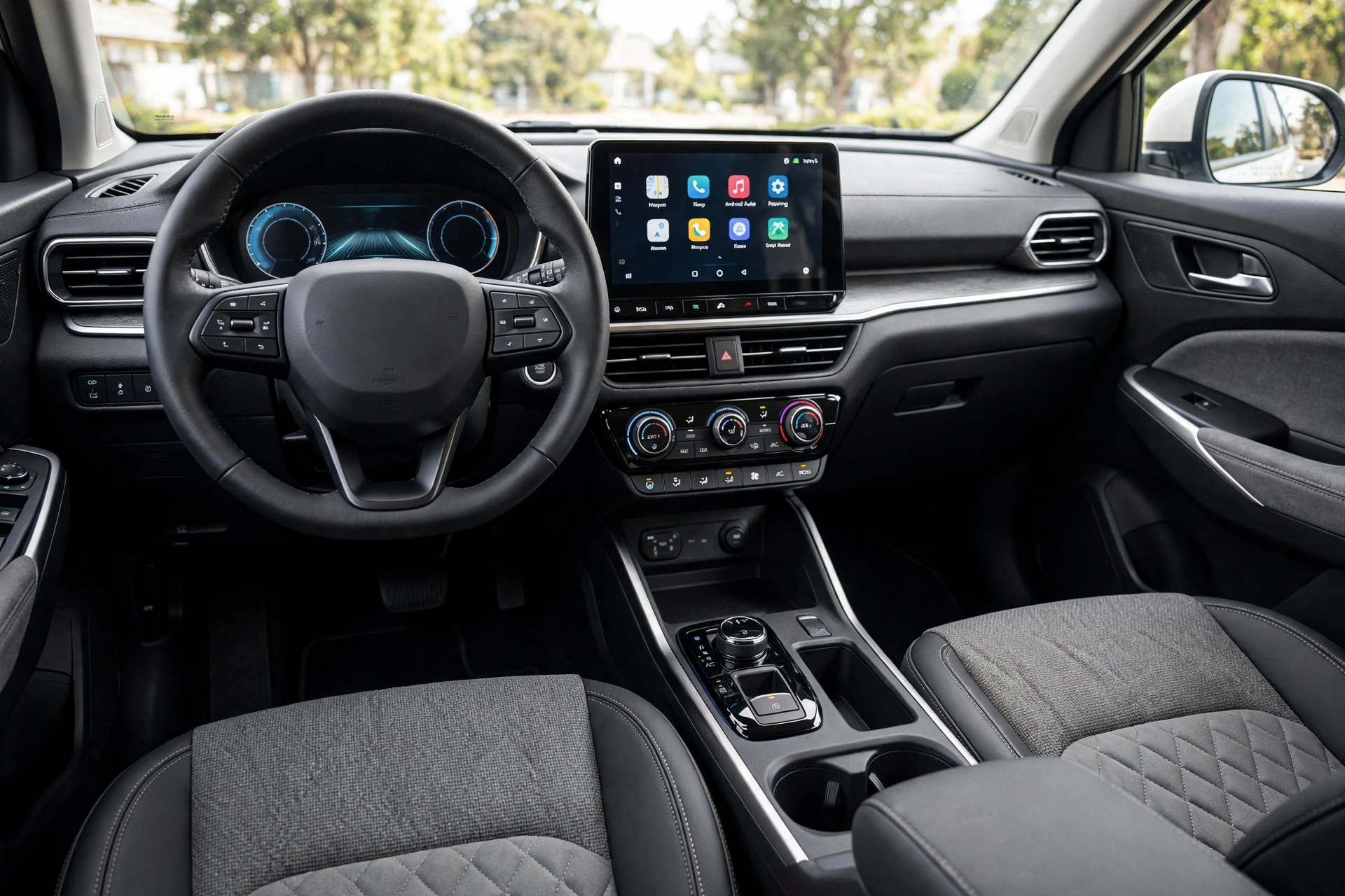 Interior oficial del KGM Korando