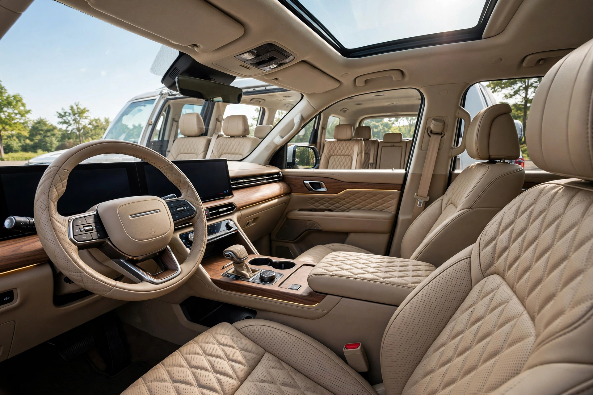 Interior oficial del KGM Rexton