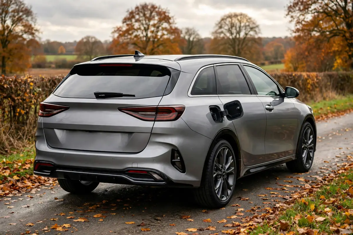 Kia Ceed SW PHEV, vista tres cuartos delantera