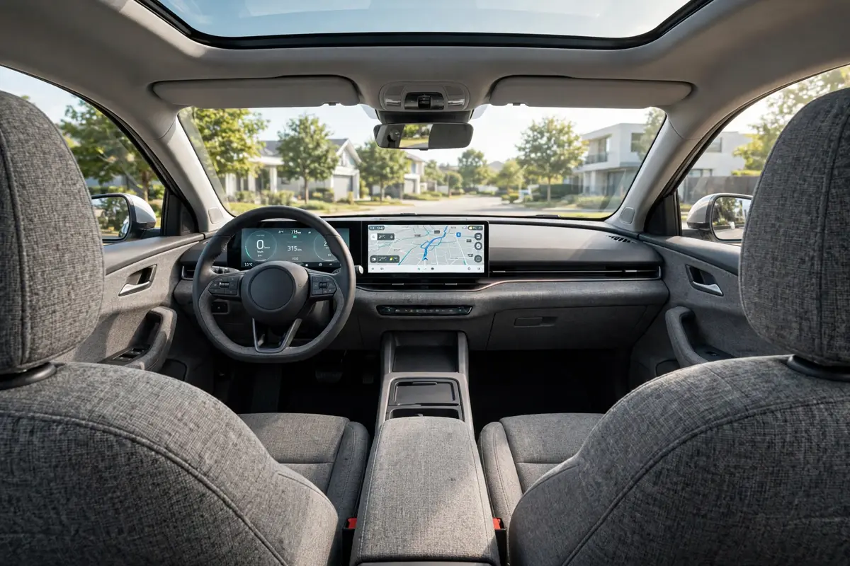 Interior oficial del Kia EV3 Air 58,3 kWh