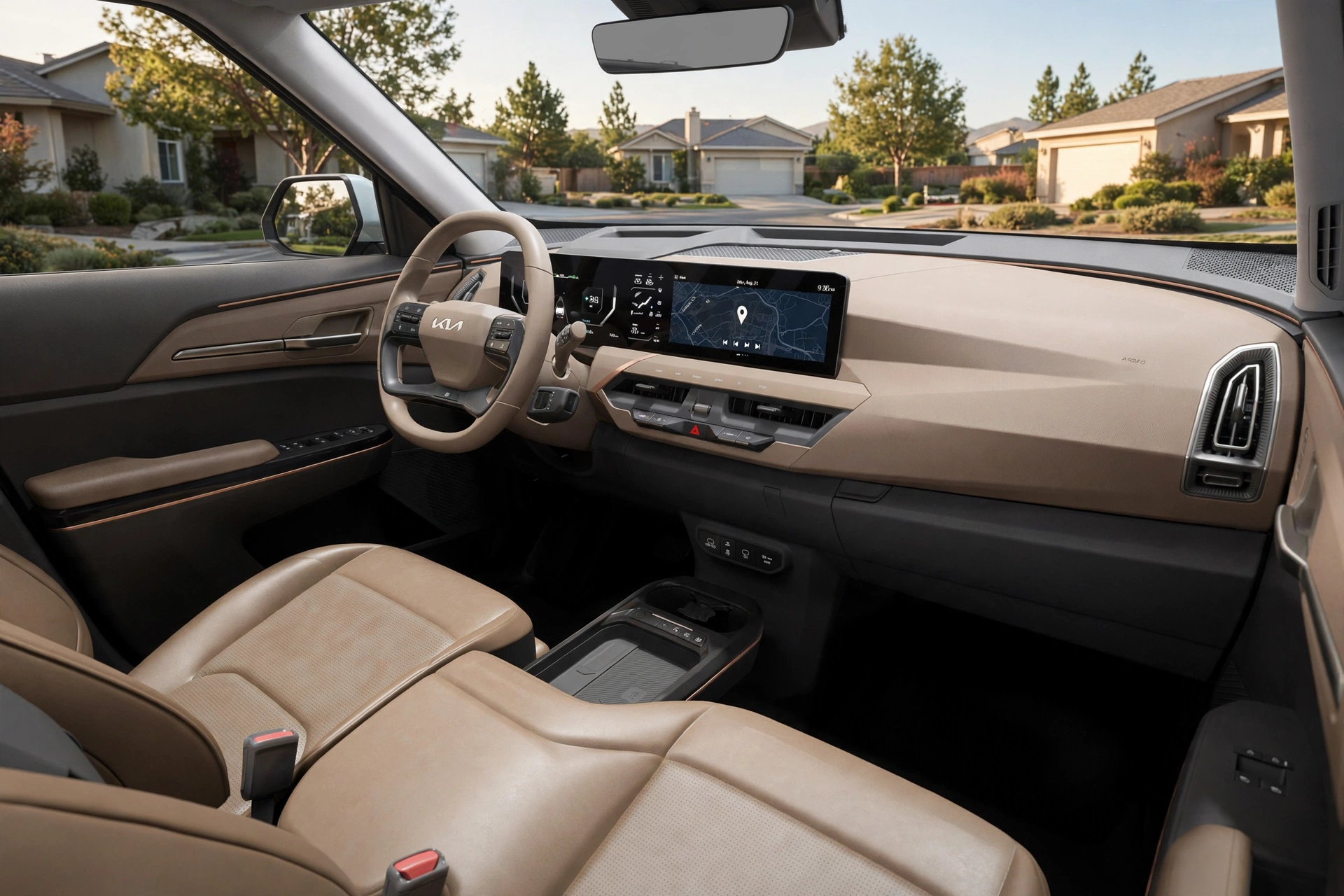 Interior oficial del Kia EV5 Air Long Range 81,4 kWh