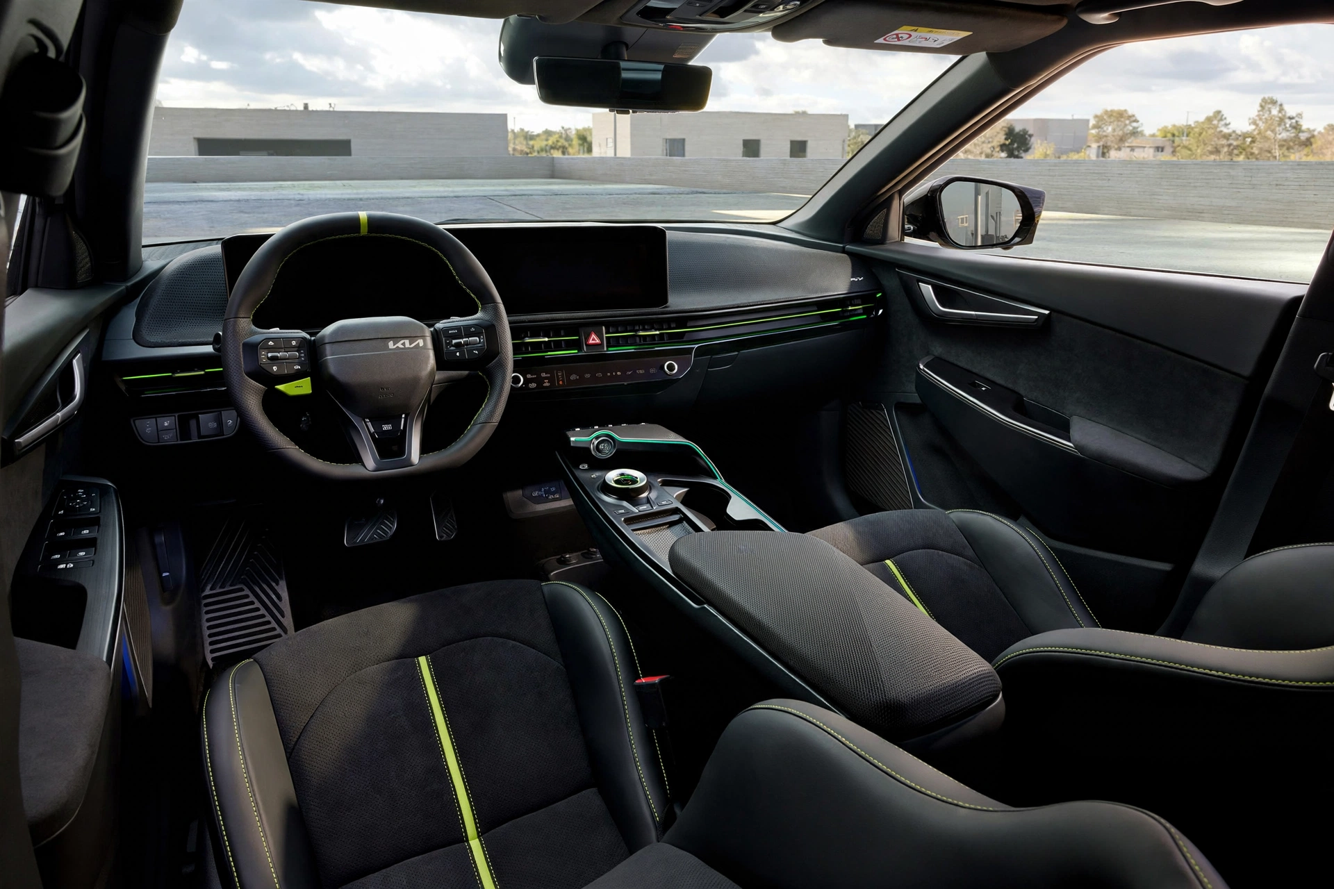 Interior oficial del Kia EV6 GT 585 CV