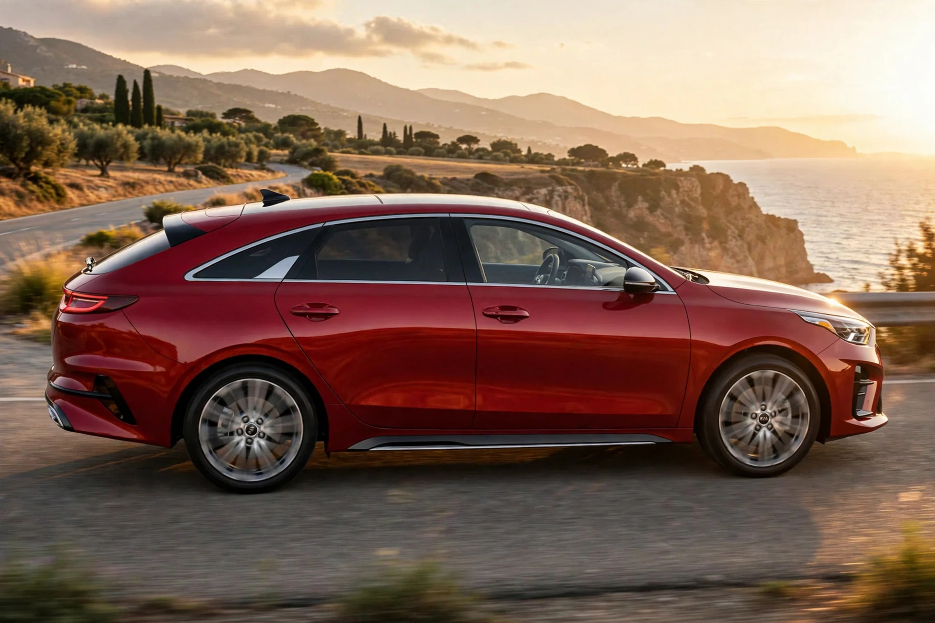 Kia ProCeed shooting brake, vista tres cuartos trasera