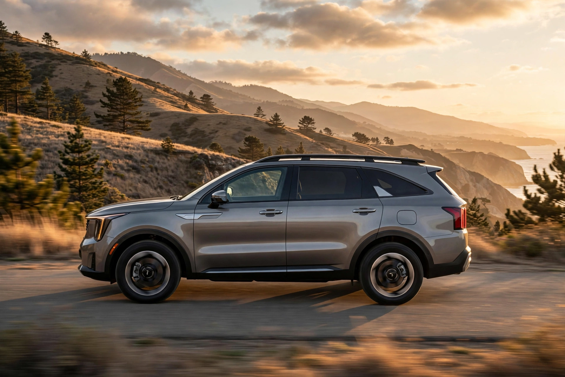 Kia Sorento diésel, vista tres cuartos delantera