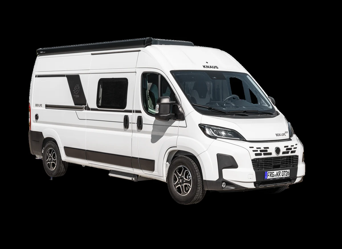 Knaus BoxLife 600 MQ, vista lateral de estudio (foto oficial Knaus)