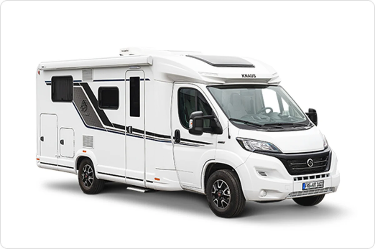 Knaus Sky TI sobre Fiat Ducato, vista lateral de estudio (foto oficial de prensa Knaus)
