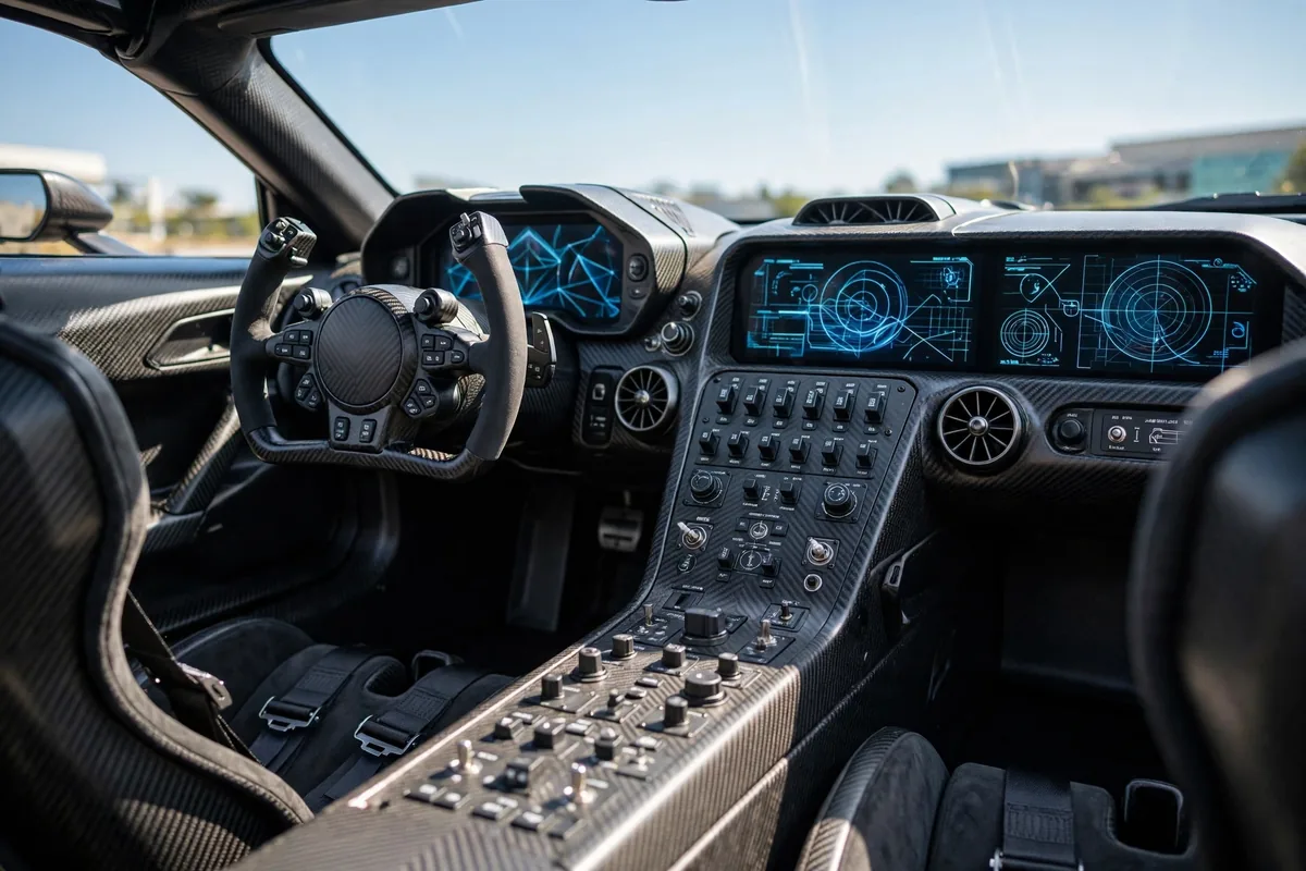 Interior oficial del Lamborghini Fenomeno Roadster