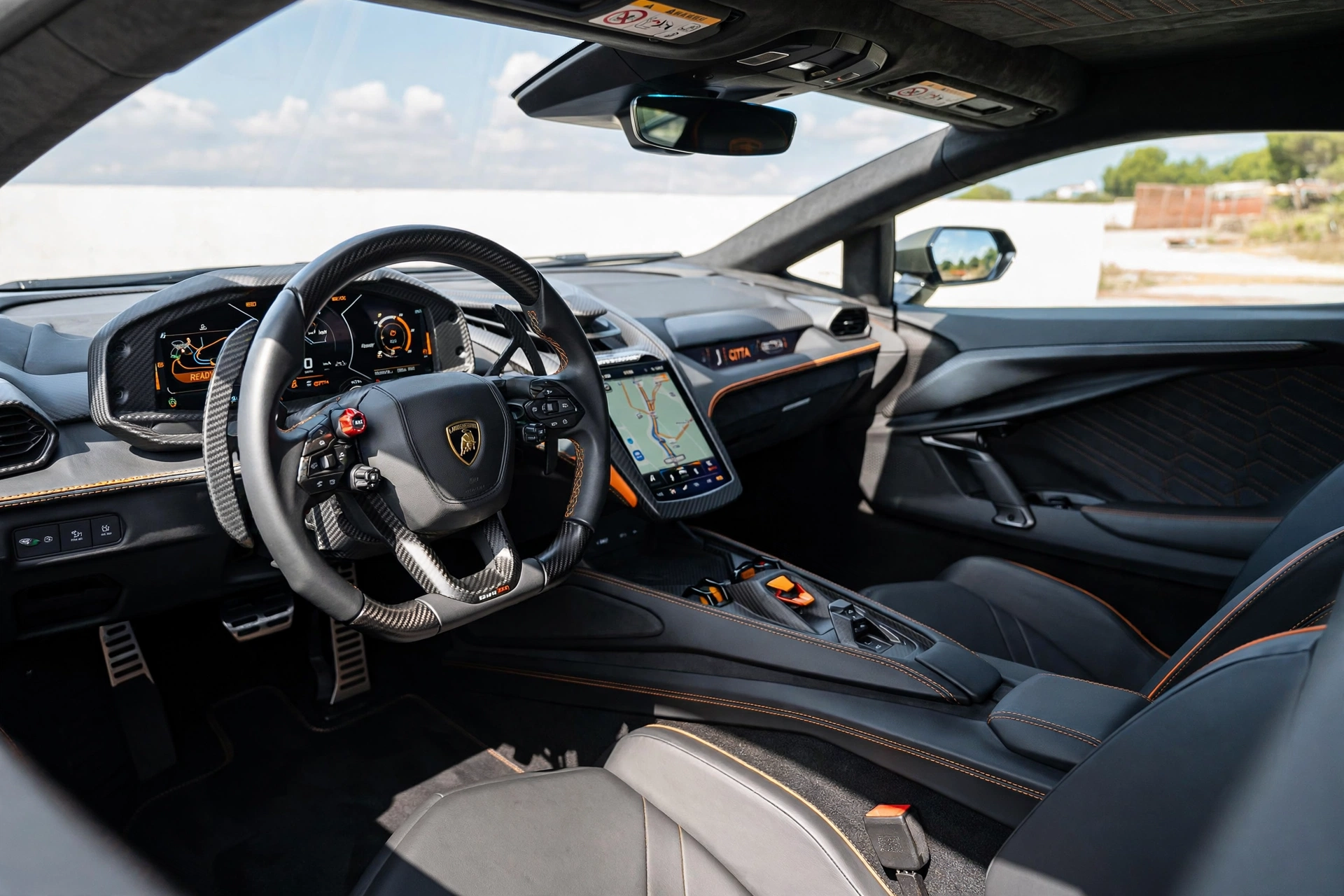 Interior oficial del Lamborghini Revuelto