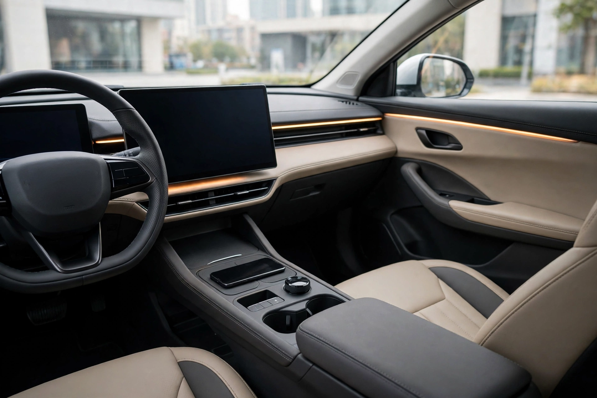 Interior oficial del Leapmotor B10 REEV