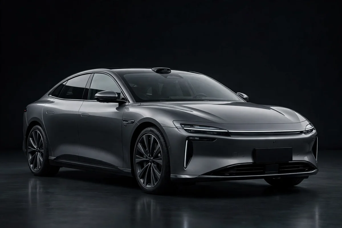 Leapmotor C01, berlina eléctrica en vista de estudio