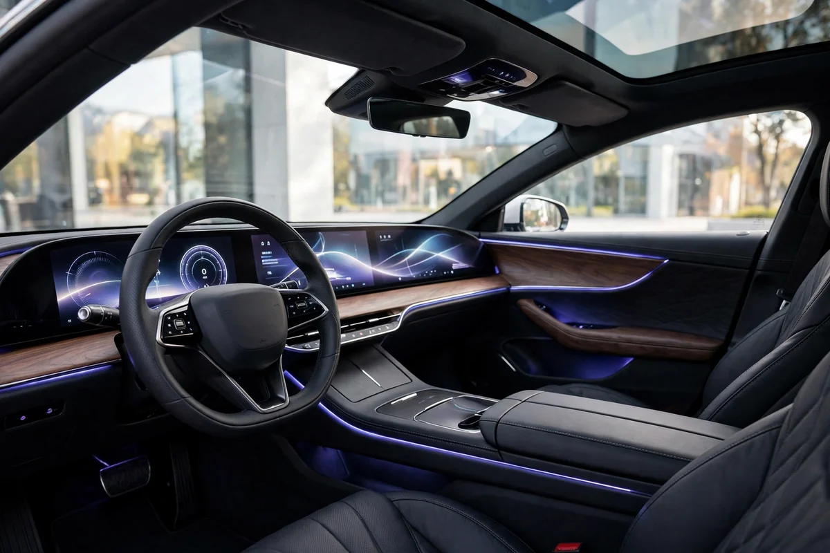 Interior oficial del Leapmotor C01 EREV