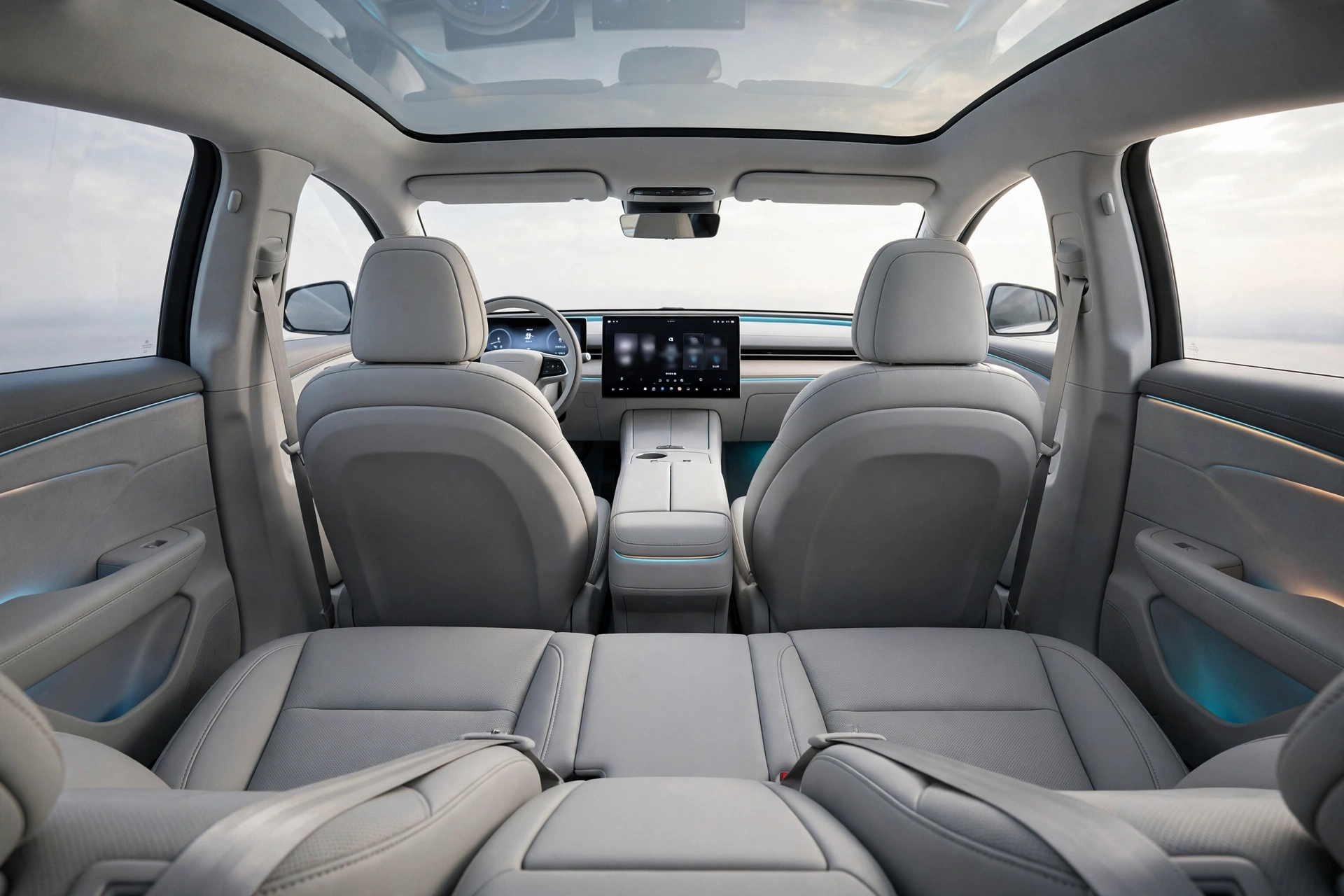 Interior oficial del Leapmotor C10 REEV