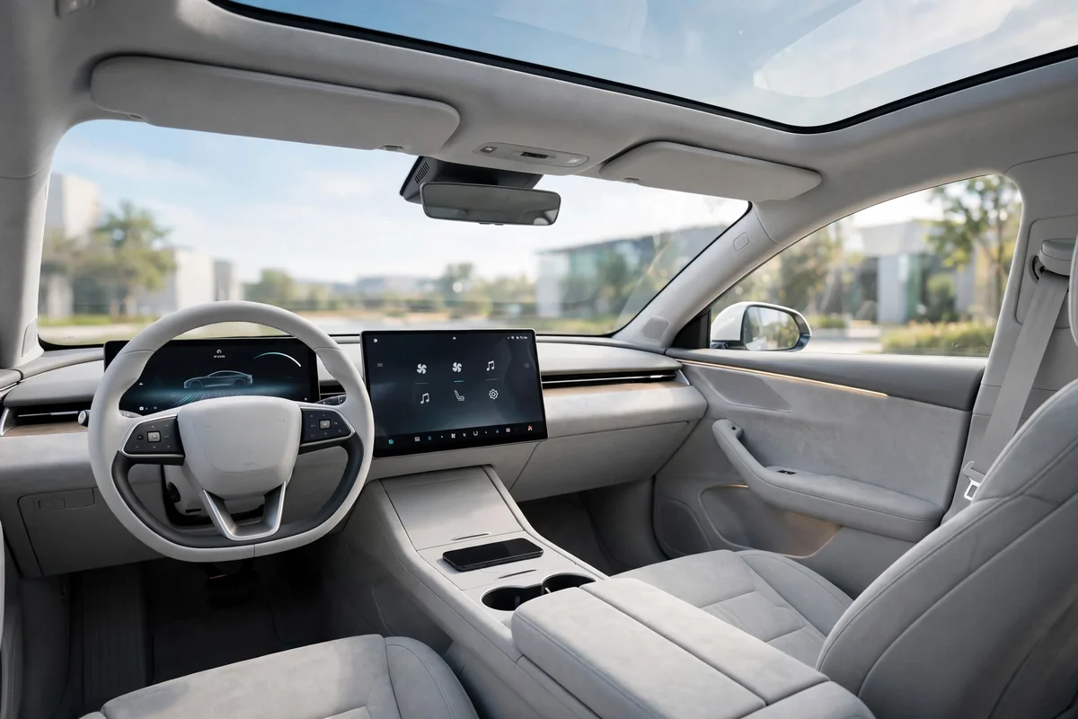 Interior oficial del Leapmotor C11