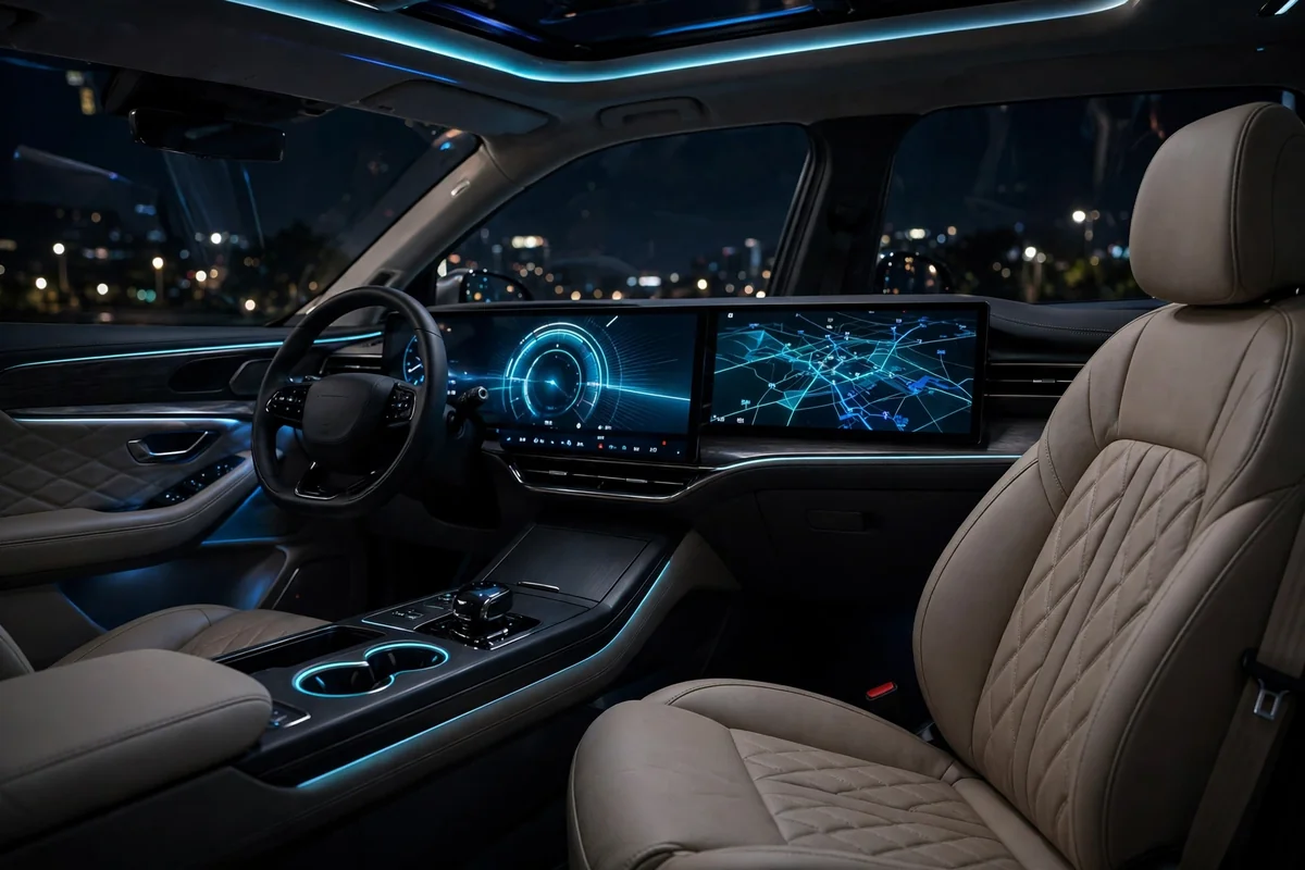 Interior oficial del Leapmotor C11 EREV