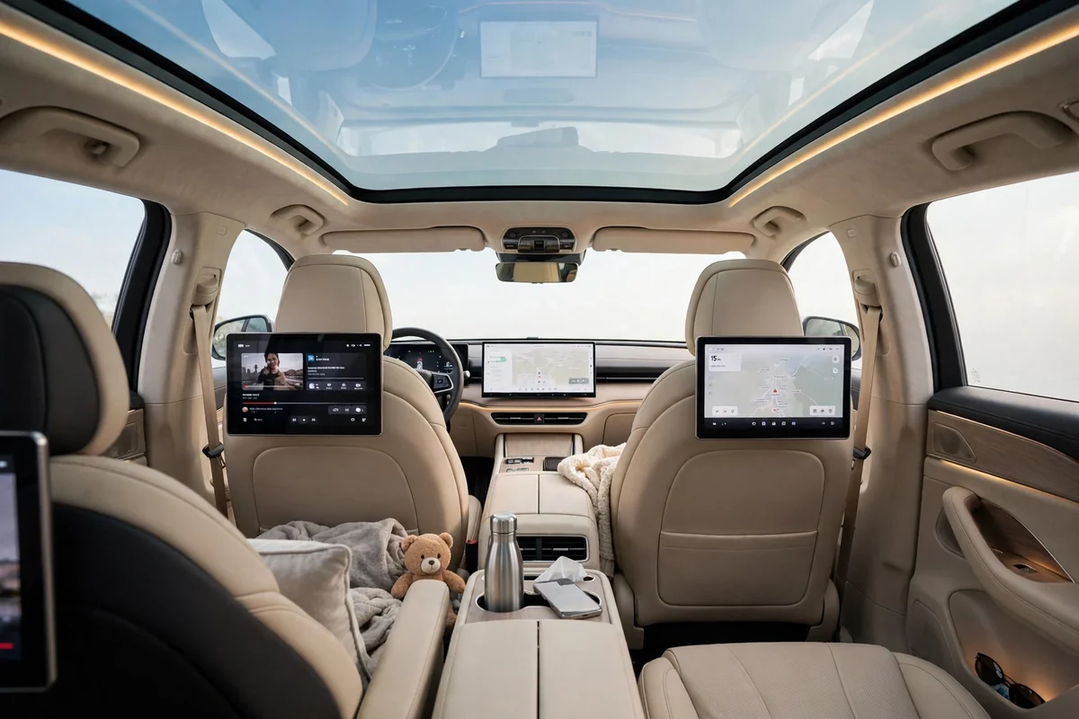 Interior oficial del Leapmotor C16