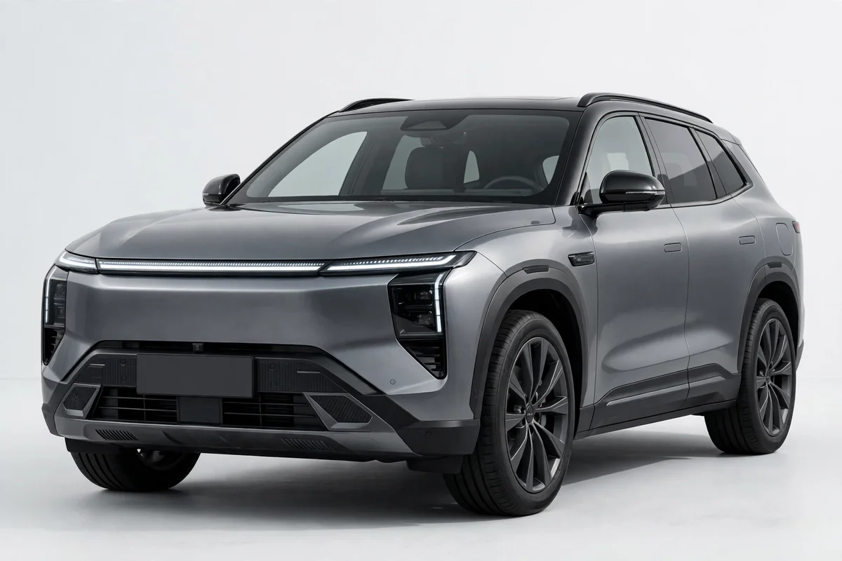 Leapmotor C16, SUV de 6 plazas en vista de estudio