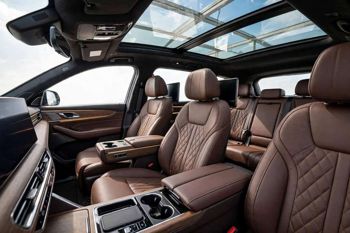 Interior oficial del Leapmotor D19 EREV