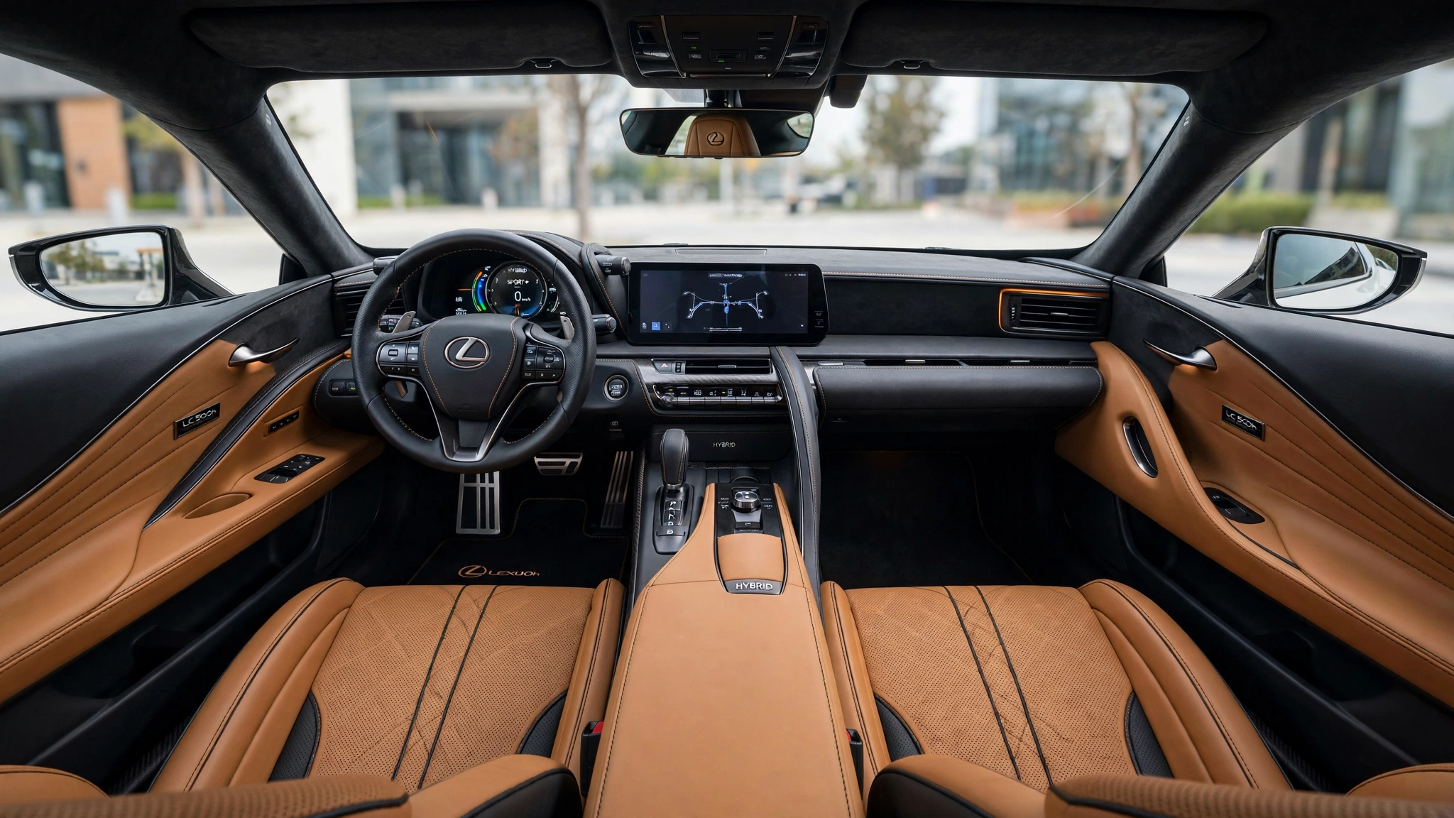 Interior oficial del Lexus LC 500h