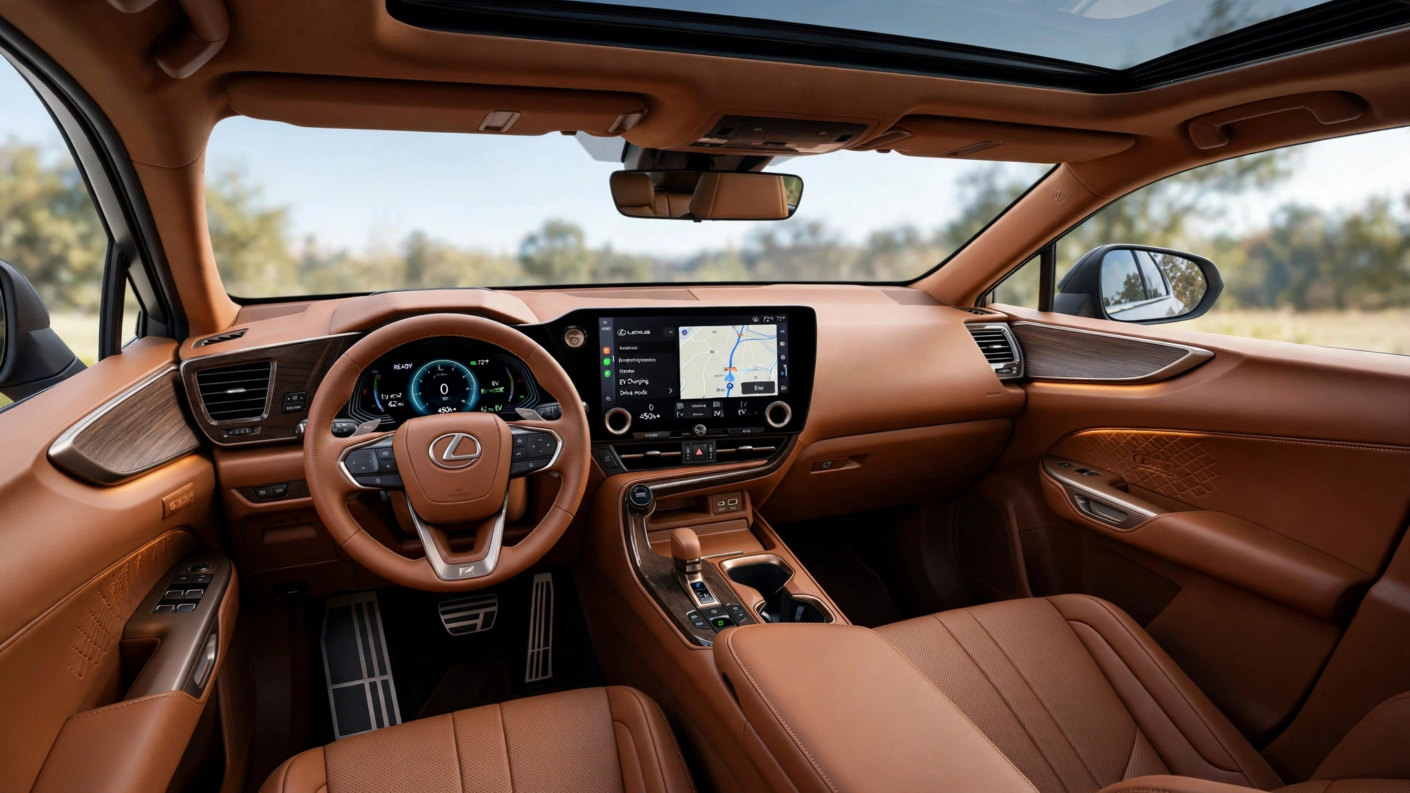 Interior oficial del Lexus NX 450h+