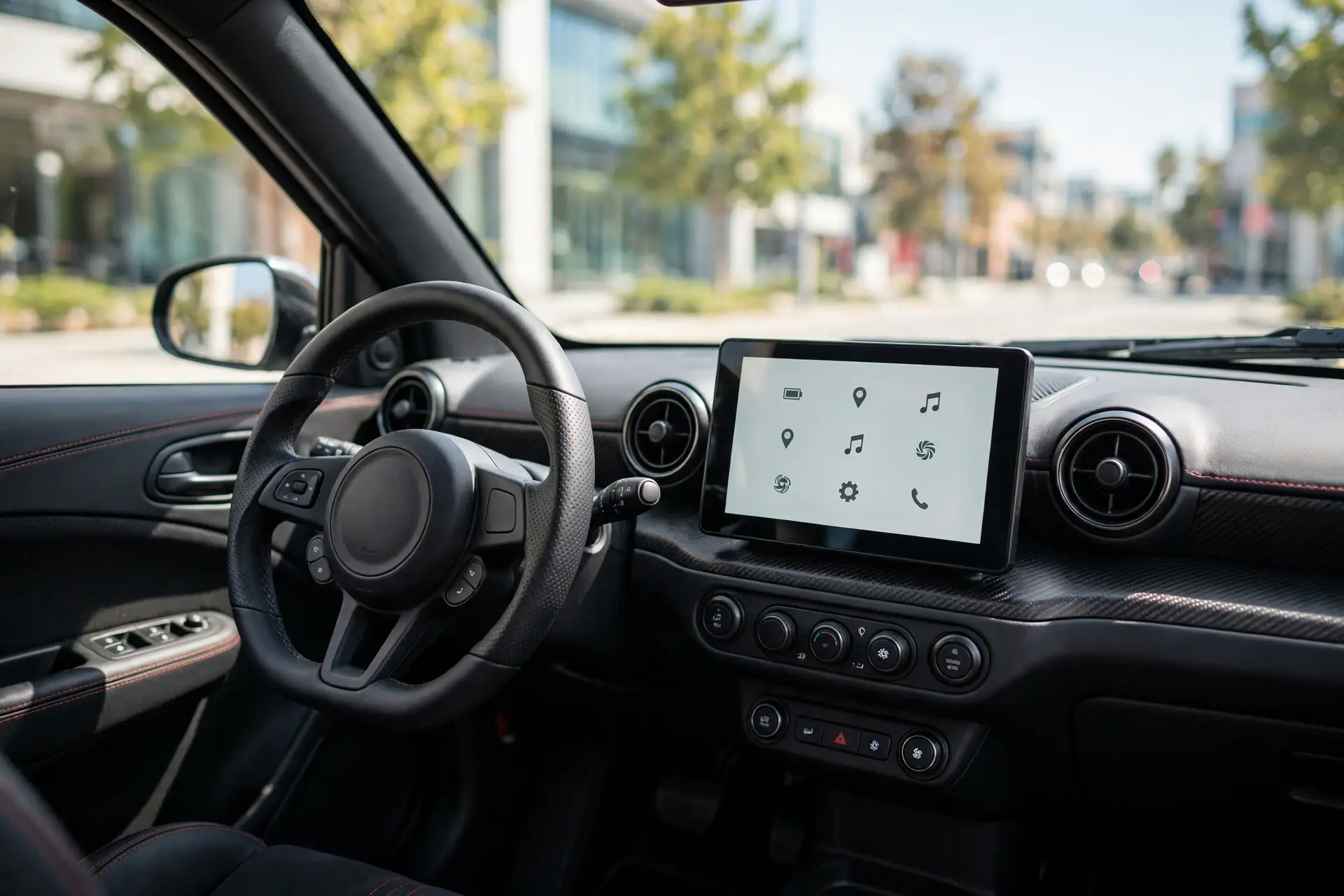 Interior deportivo del Ligier Myli L7e