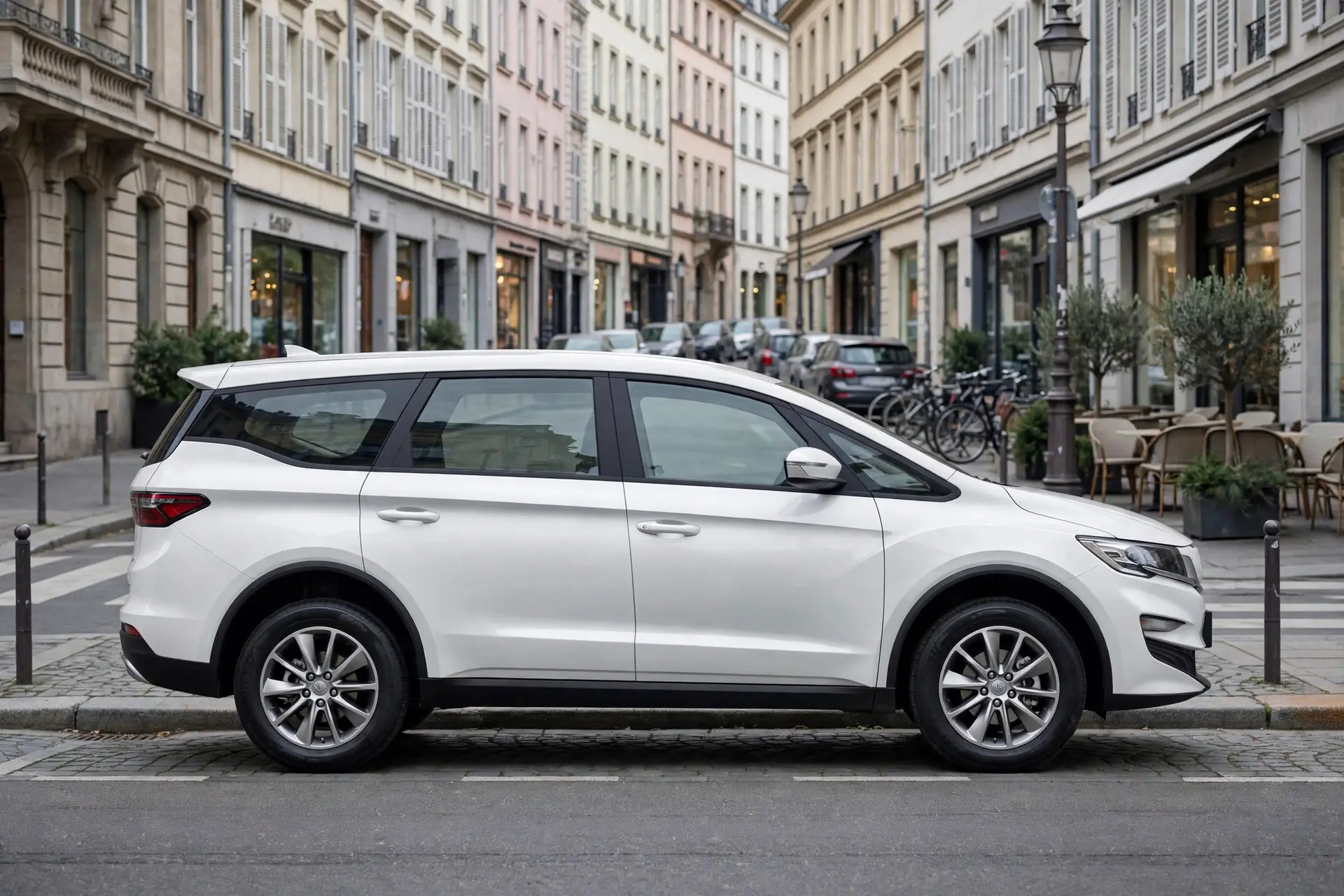 Livan Maple 80V, vista lateral en ciudad