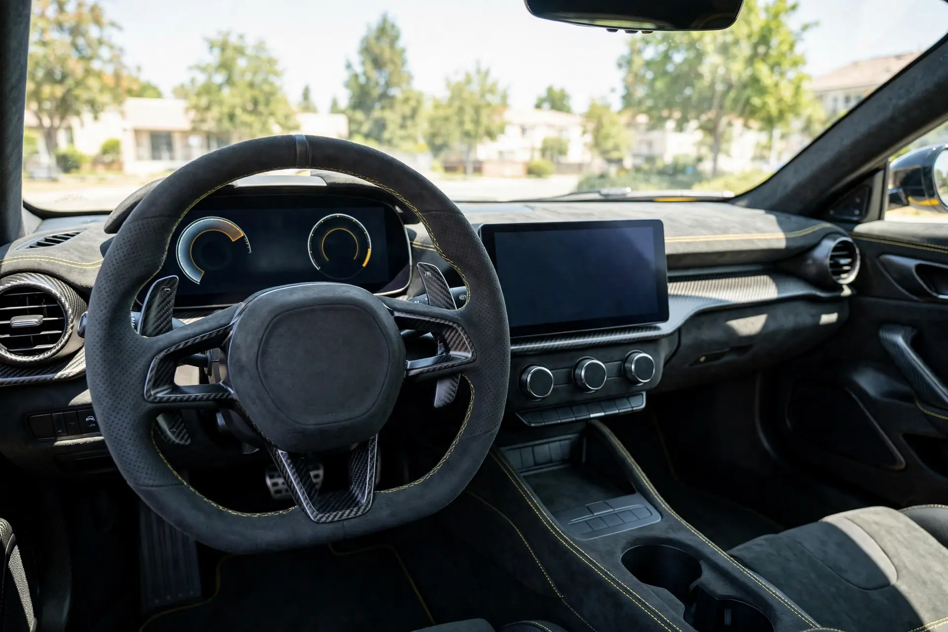 Interior oficial del Lotus Emira Turbo