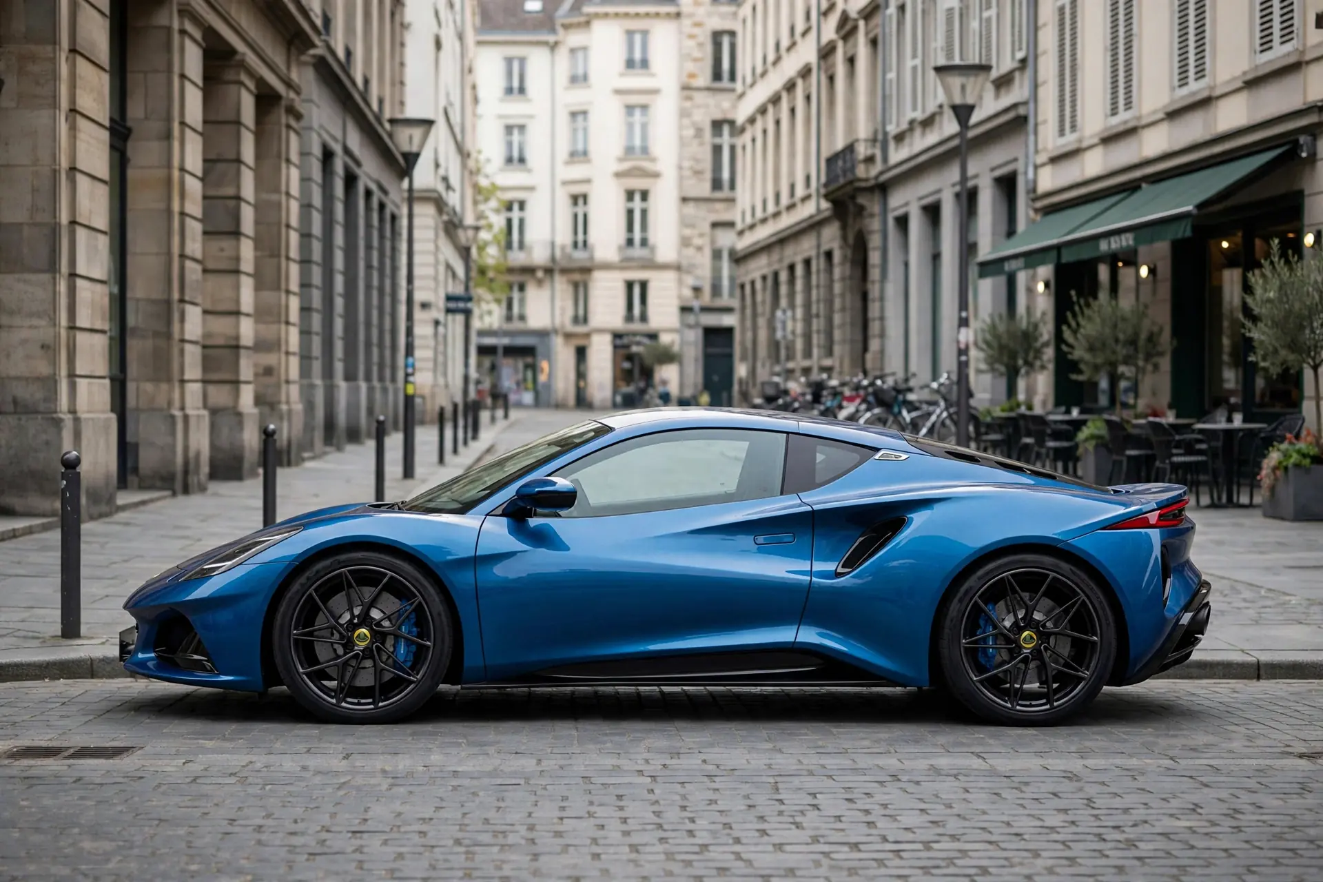 Lotus Emira Turbo, vista lateral