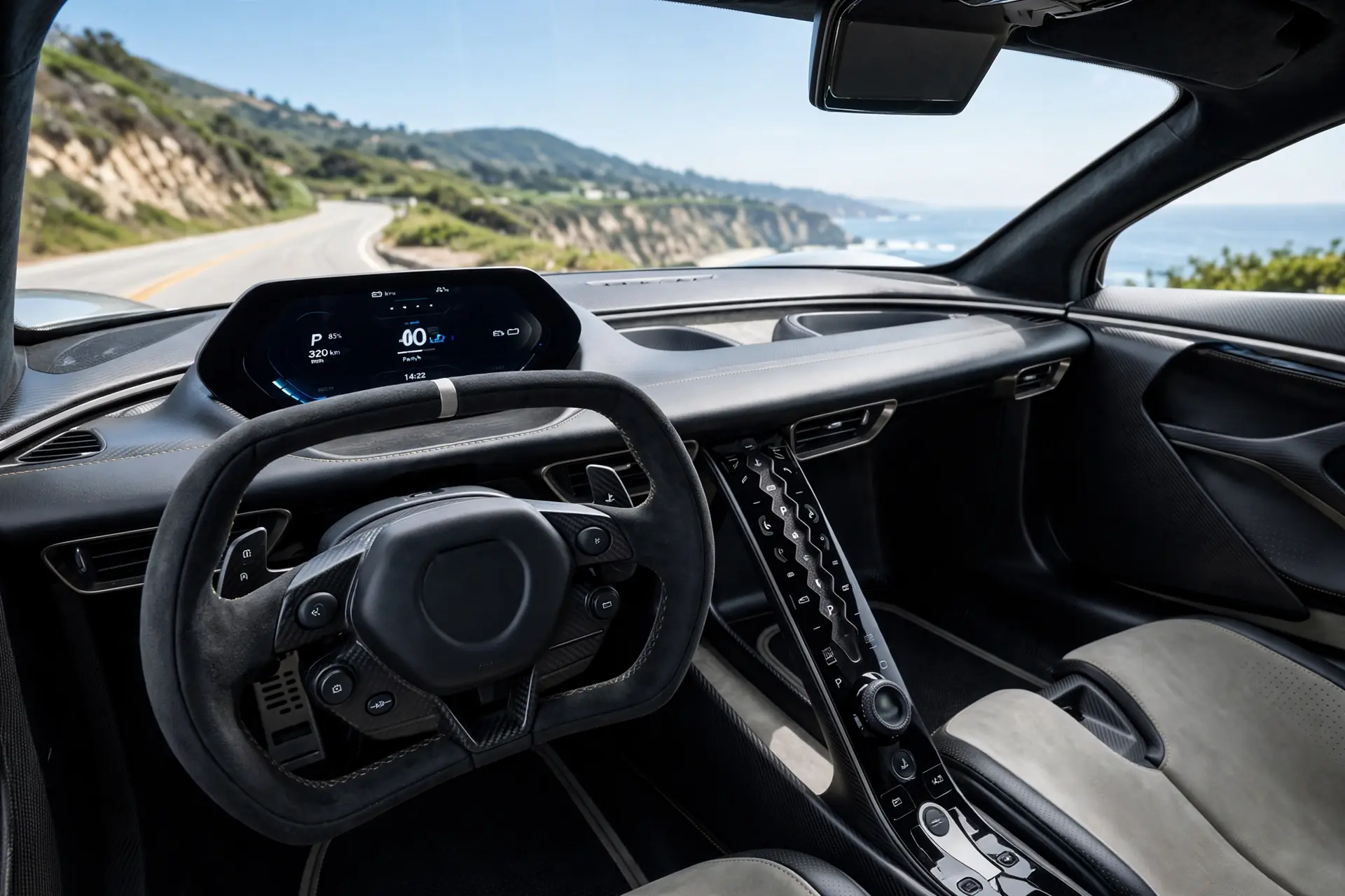 Interior oficial del Lotus Evija