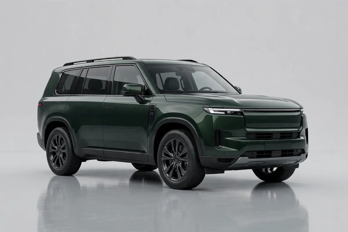 Lynk & Co 09 SUV de 7 plazas, vista tres cuartos delantera