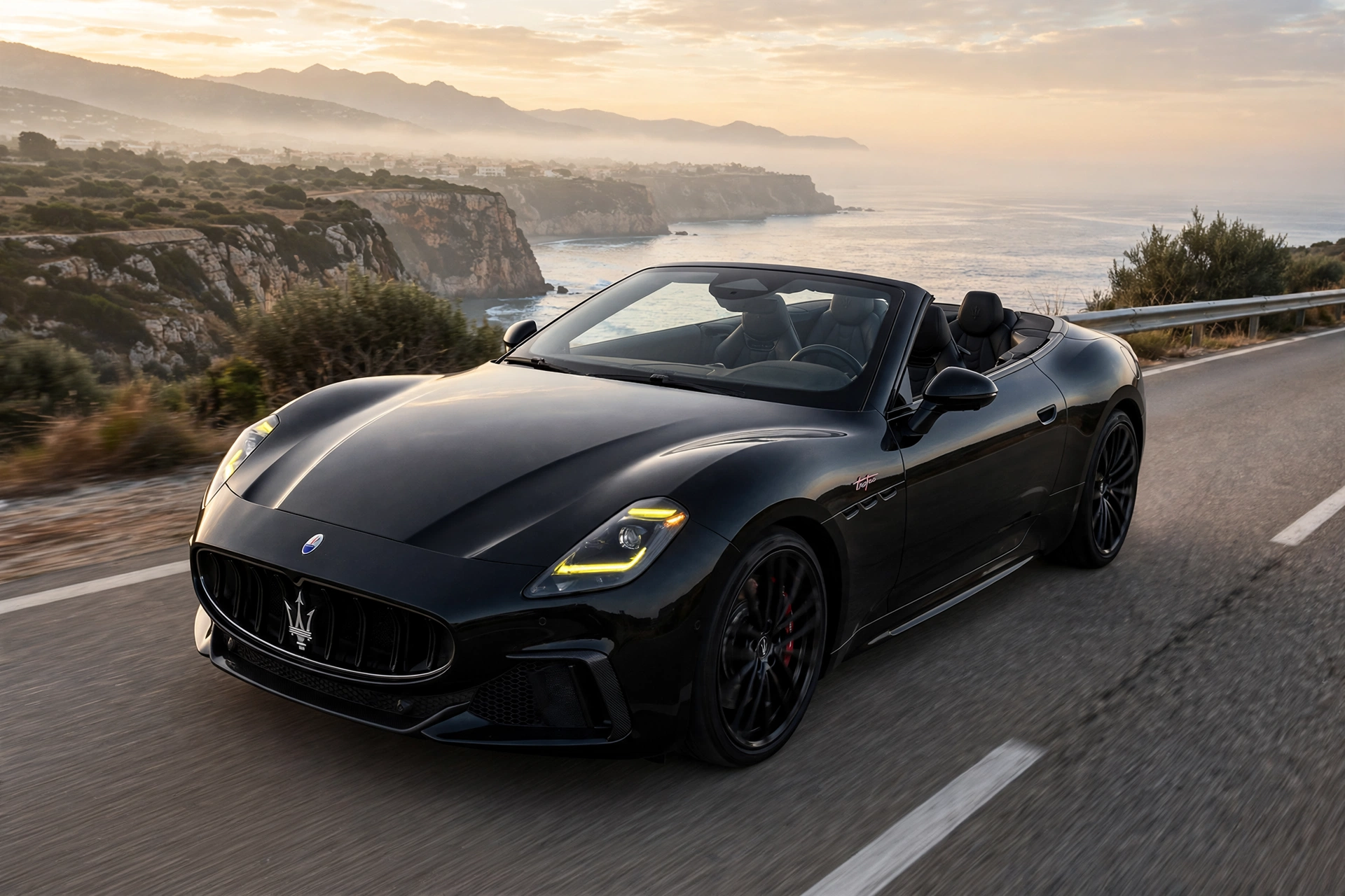 Maserati GranCabrio Trofeo 2027, tres cuartos delantero