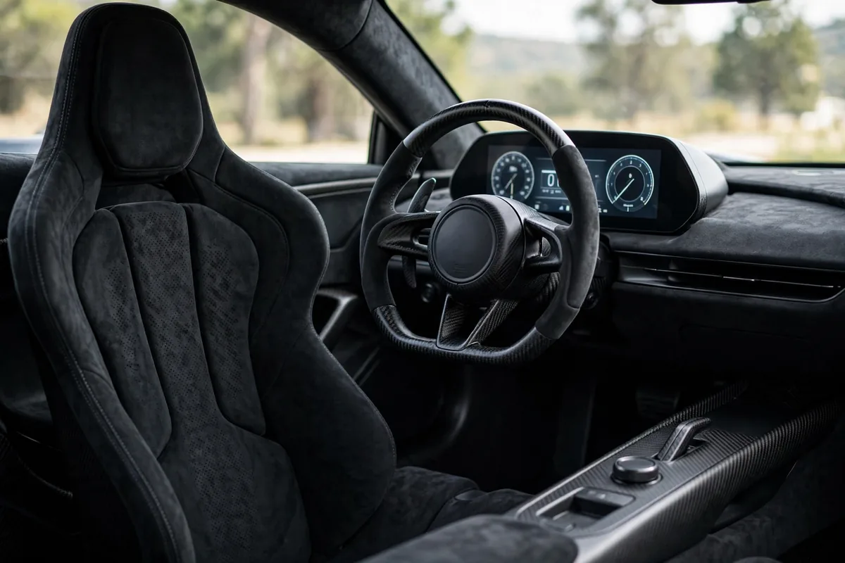 Interior oficial del Maserati MC20