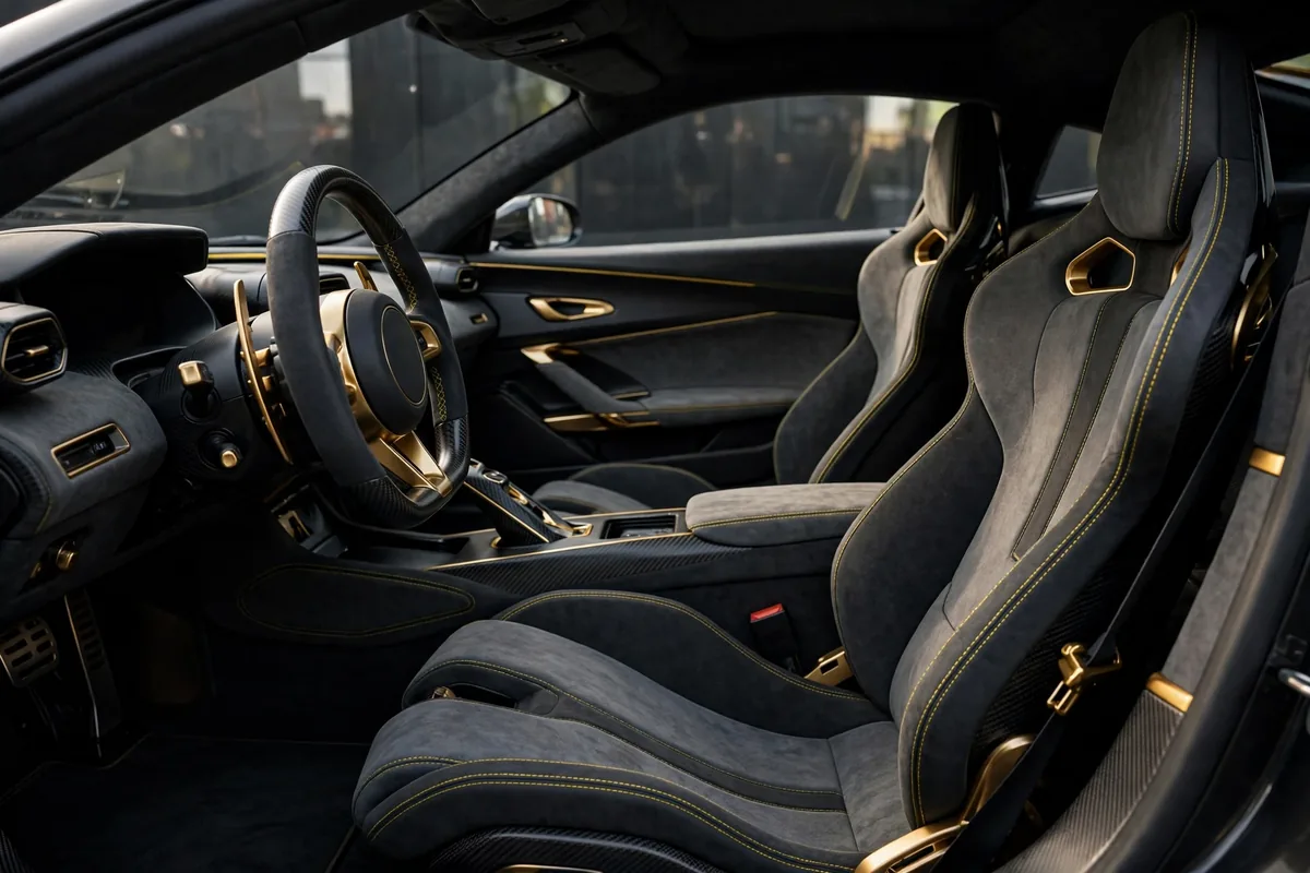 Interior del MC20 Notte Edition