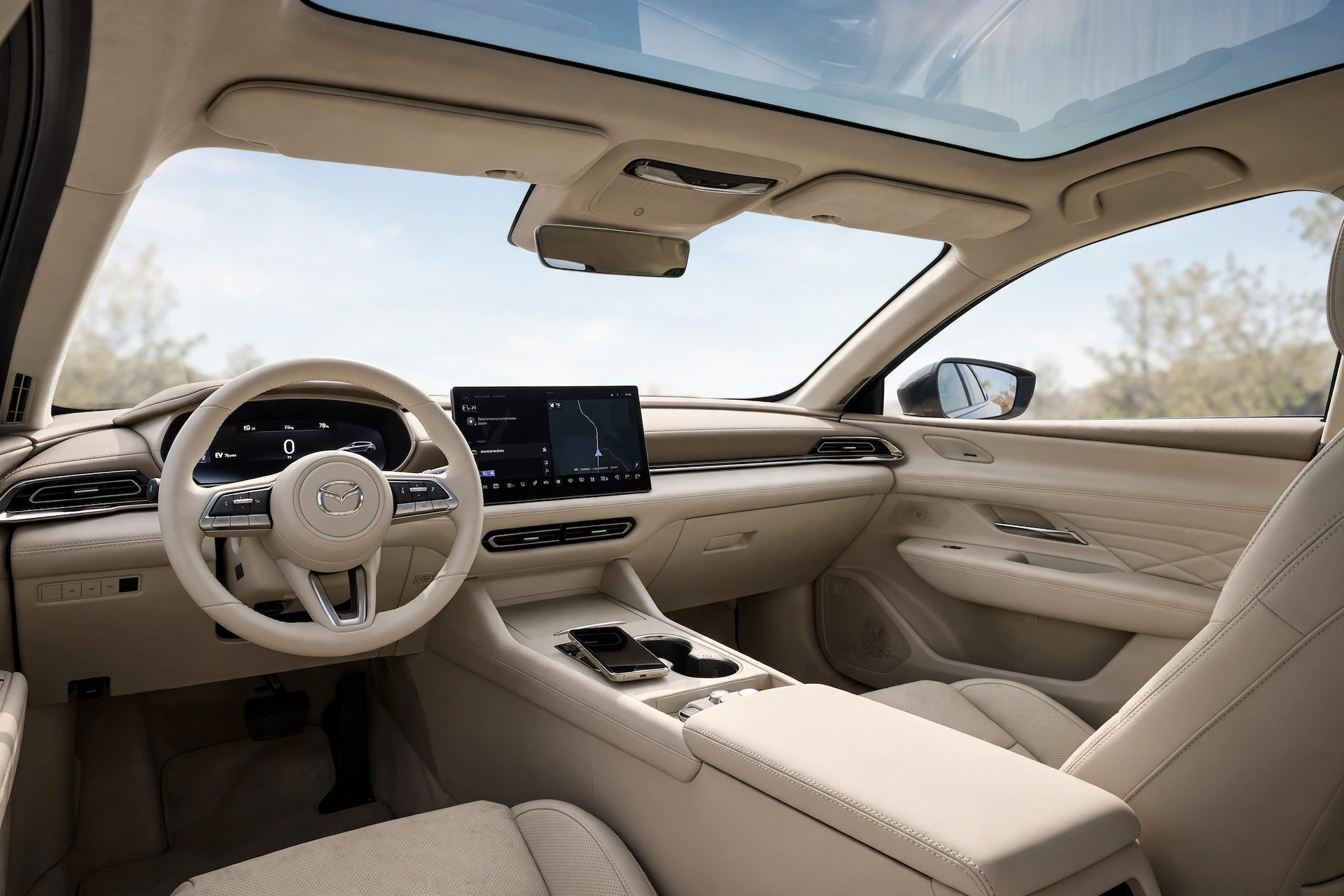 Interior oficial del Mazda Mazda6e