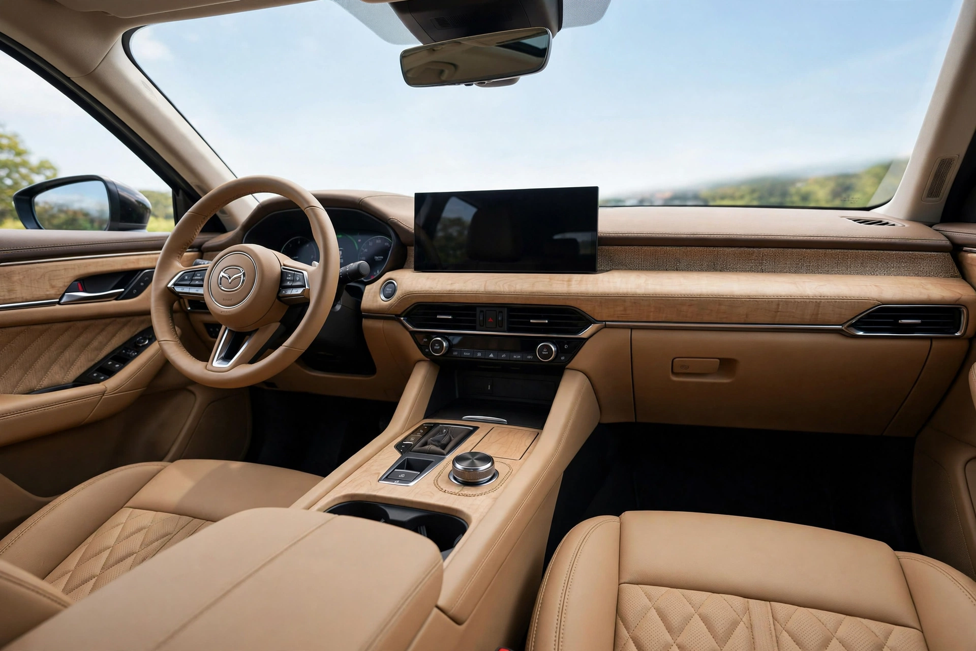 Interior del Mazda CX-60 PHEV 2026