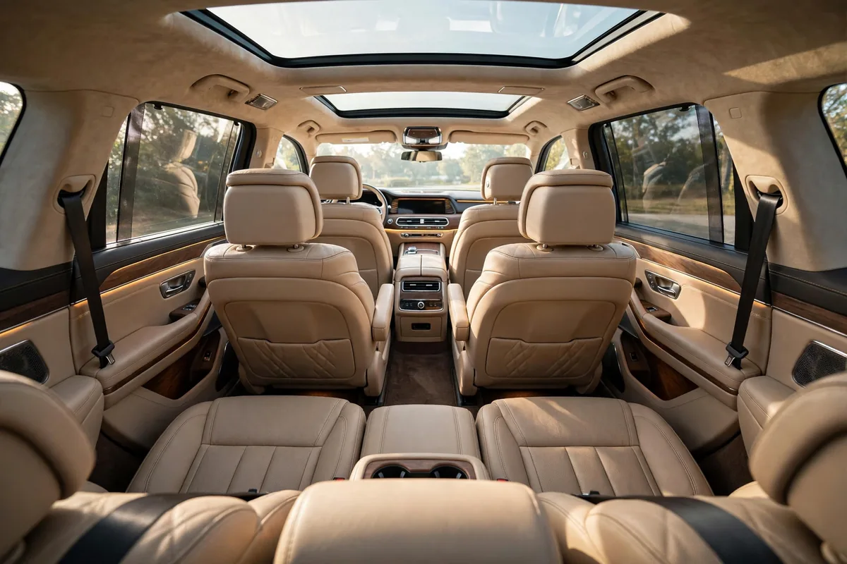 Interior oficial del Mazda CX-80 3.3 e-SkyActiv D
