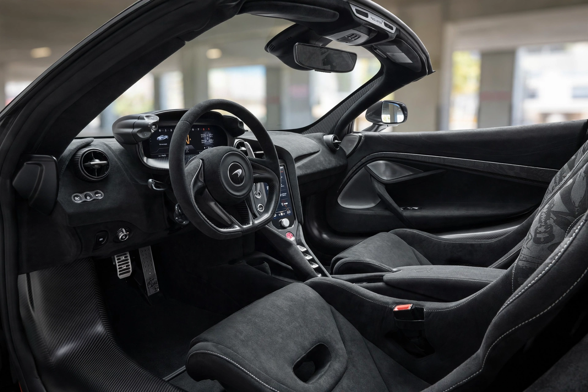 Interior oficial del McLaren 750S