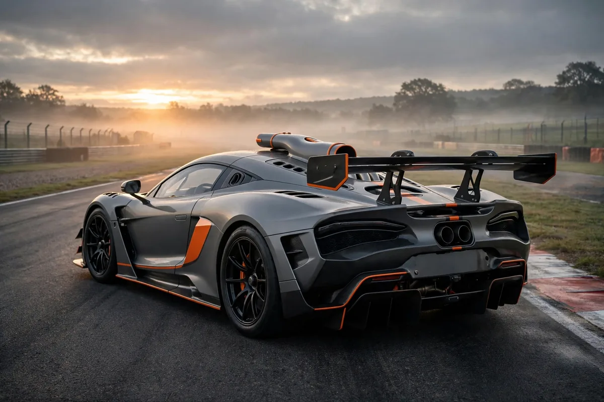 McLaren 750S Le Mans con alerón HDK en circuito