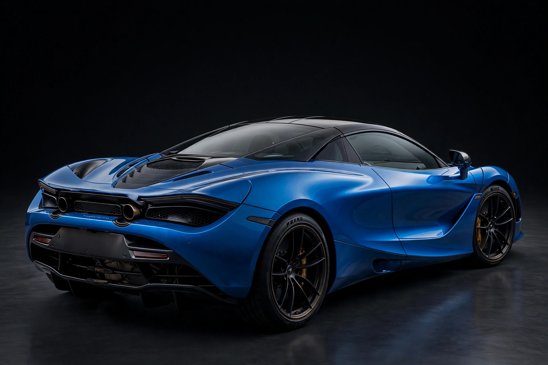McLaren 750S Spider, vista trasera en estudio