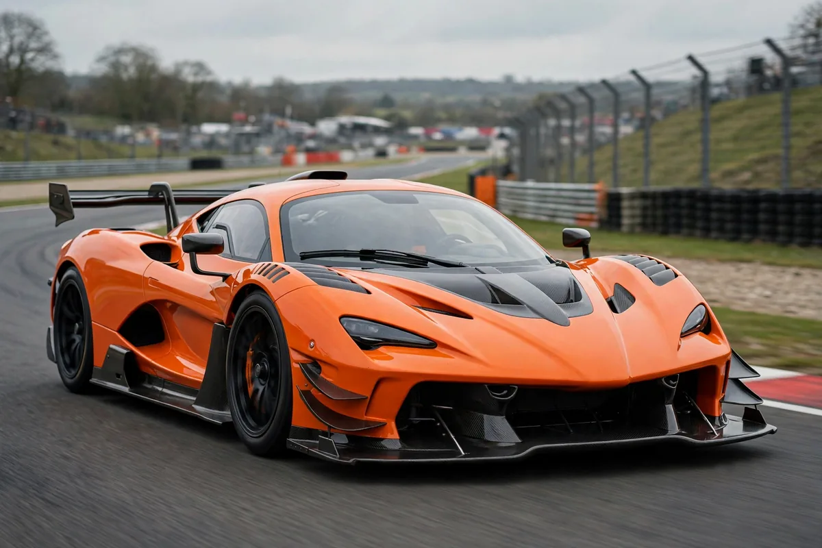 McLaren 788HS en circuito con aerodinámica activa