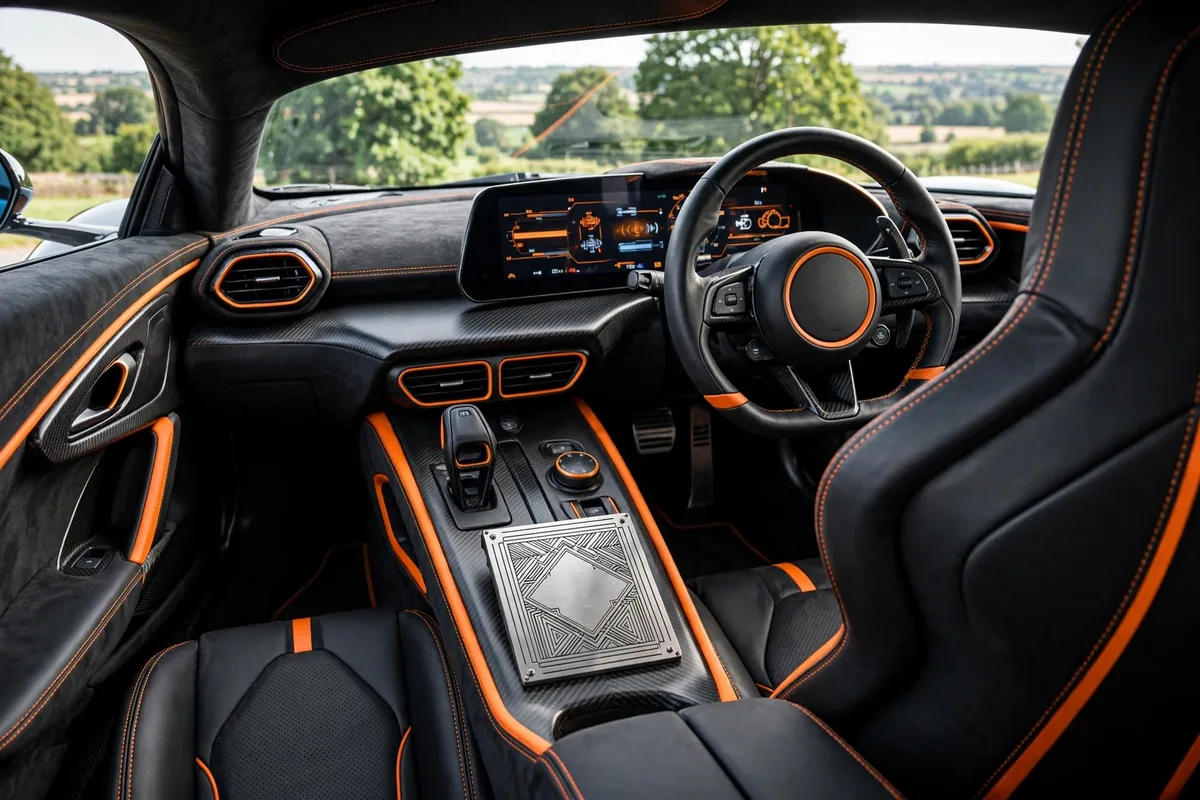 Interior oficial del McLaren Artura 1000GP by MSO