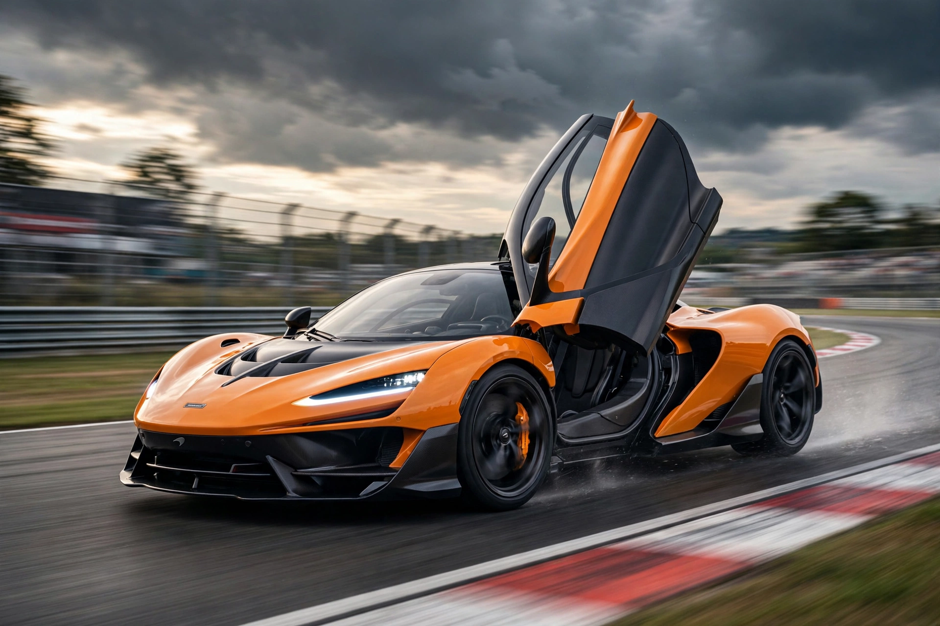 McLaren W1 en circuito